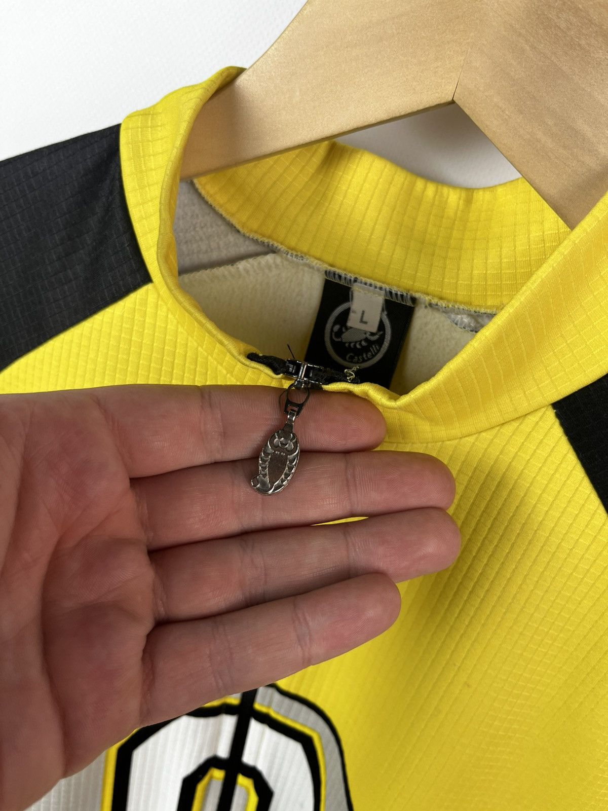 Vintage Castelli Cycling Jersey Mens L Yellow Size US L / EU 52-54 / 3 - 4 Thumbnail