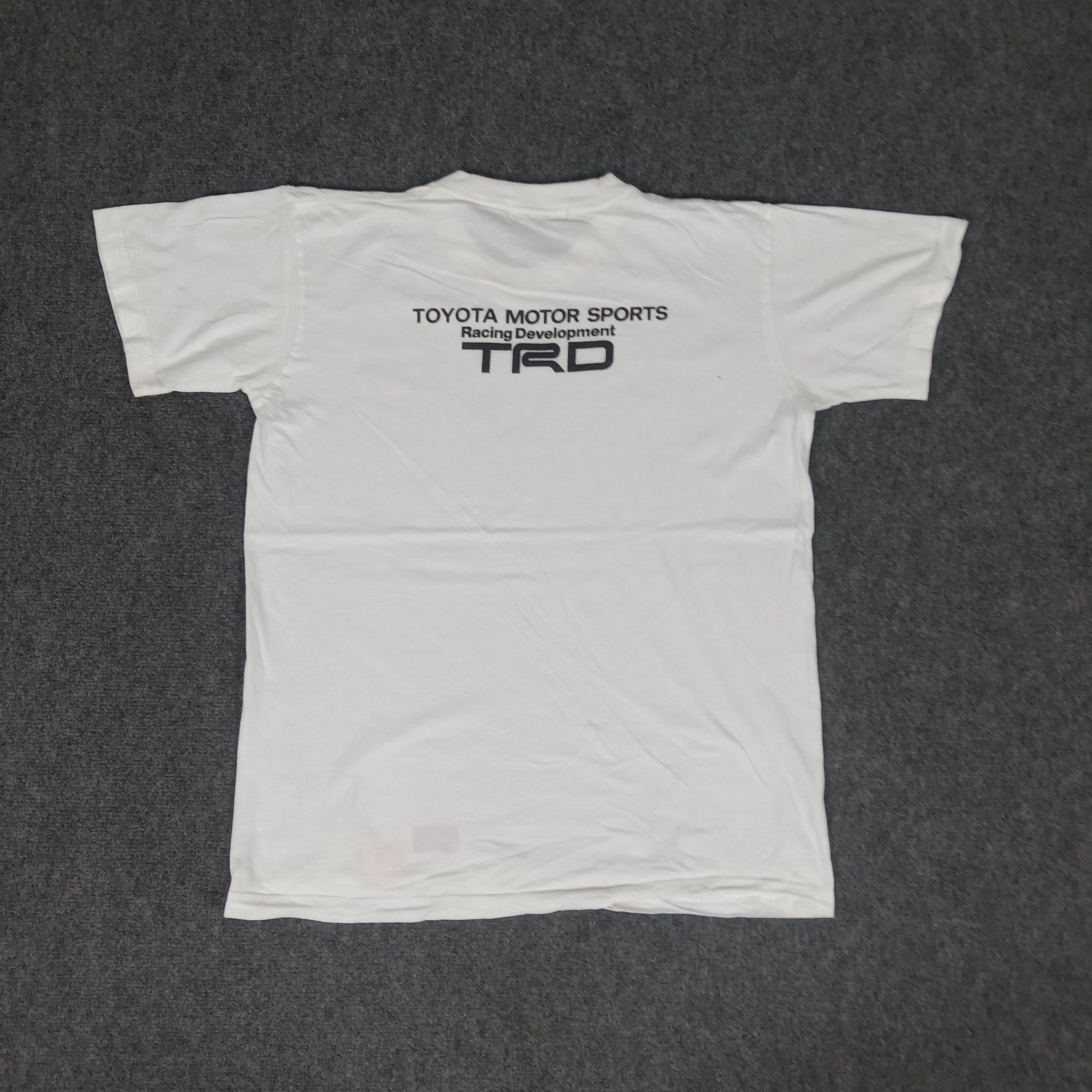 Japanese Brand × Vintage Toyota Racing Development TRD Team Japanese Tshirt Size US M / EU 48-50 / 2 - 1 Thumbnail