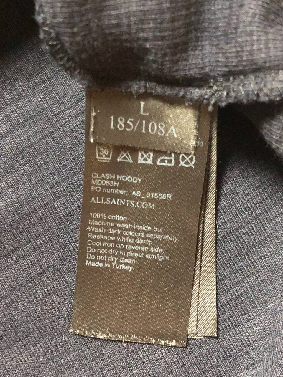 Allsaints Allsaints Zip Hoodie Size US L / EU 52-54 / 3 - 3 Thumbnail