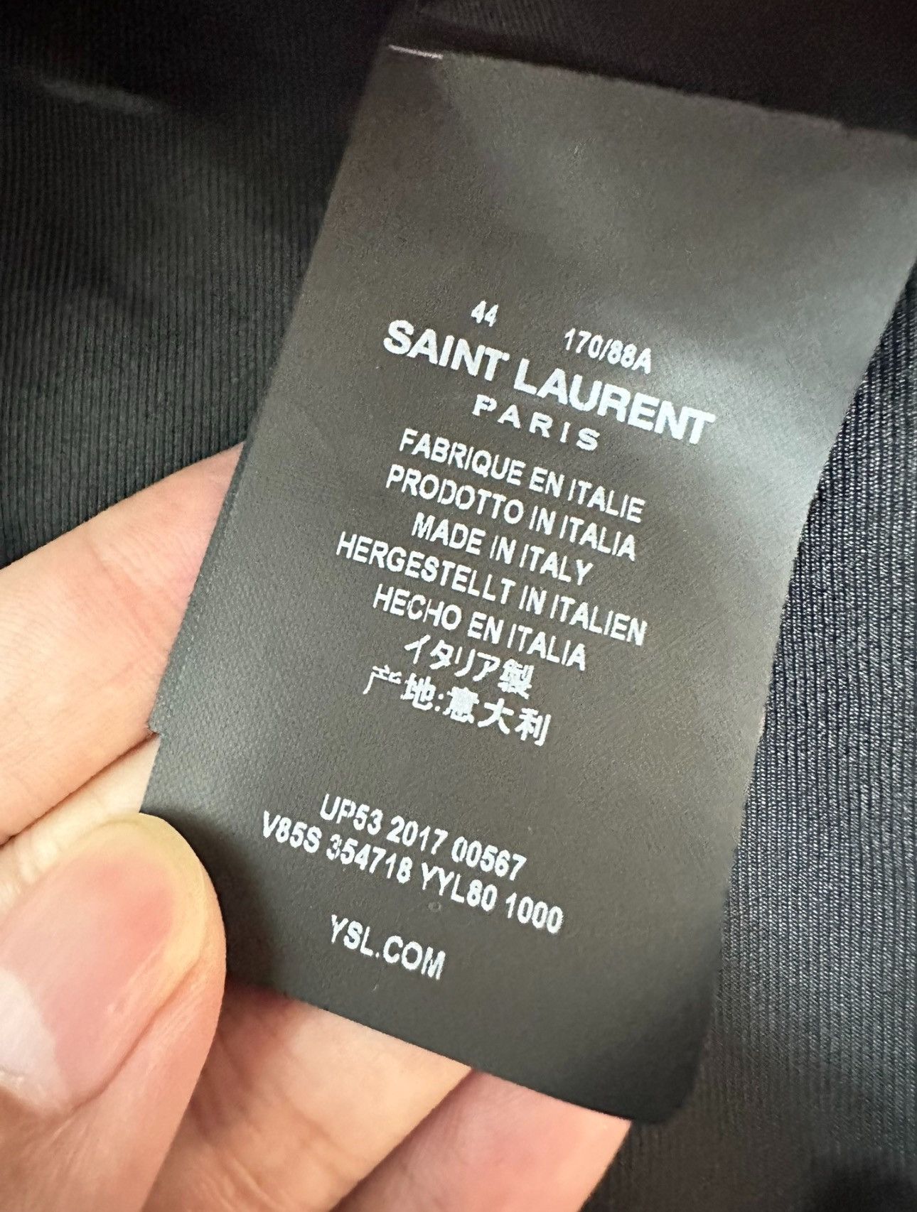 Saint Laurent Paris Saint Laurent Paris Teddy Jacket Sz. 44 Size US S / EU 44-46 / 1 - 8 Thumbnail