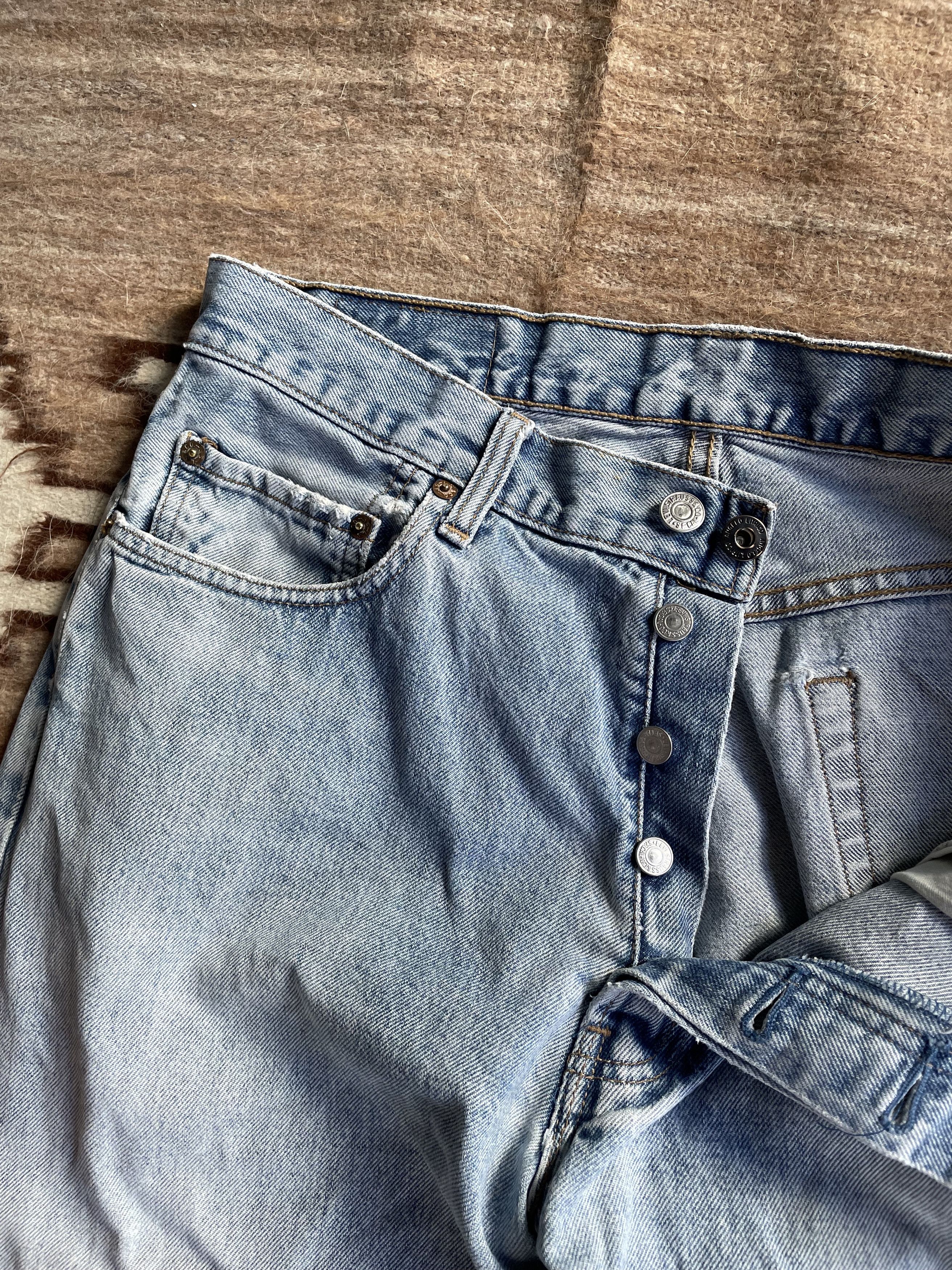 Jean Levis 517 Vintage 90s Denim Jeans 6872AC Size US 34 / EU 50 - 3 Thumbnail