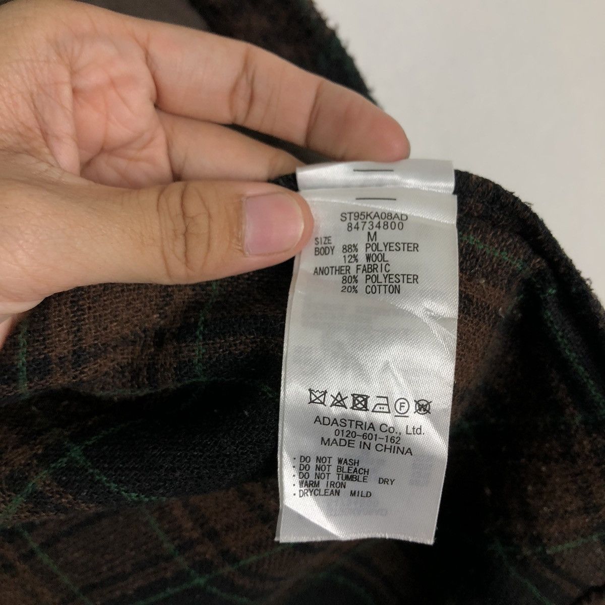 Flannel 🔥VINTAGE WOOL FLANNEL JACKET TARTAN DESIGN NIKO AND.. JAPAN Size US M / EU 48-50 / 2 - 17 Thumbnail