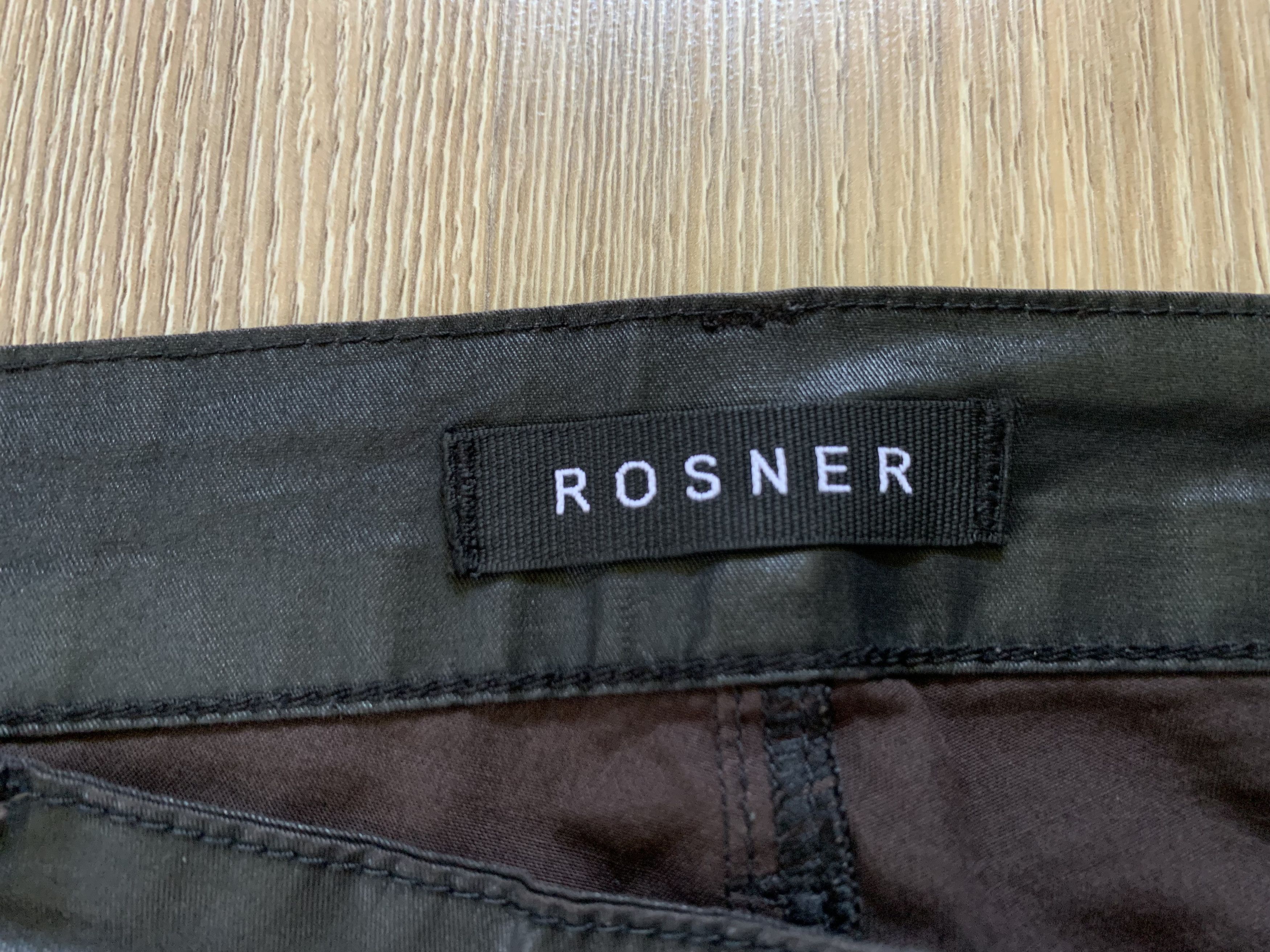 Designer Rosner Wax Black Casual Pants Size 26" / US 2 / IT 38 - 7 Thumbnail
