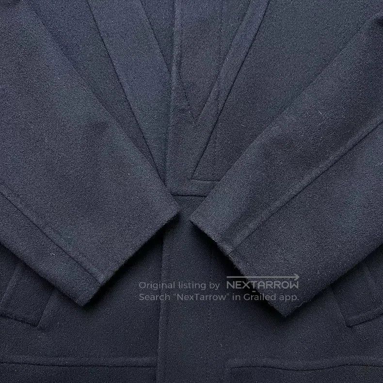 Valentino Valentino Navy blue logo wool cashmere jacket Size US M / EU 48-50 / 2 - 6 Thumbnail