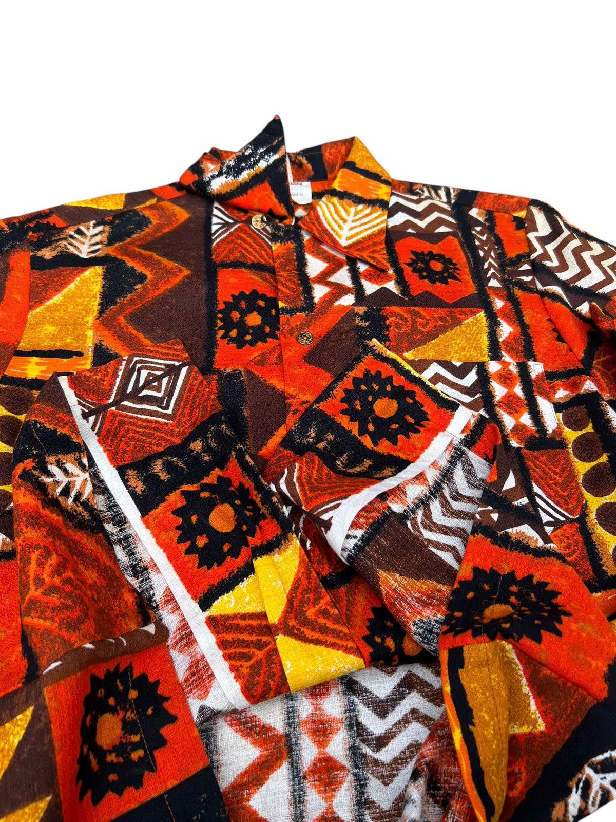 Vintage Vintage 60s 70s Royal Hawaiian Barkcloth Hawaii Shirt Size US M / EU 48-50 / 2 - 20 Thumbnail