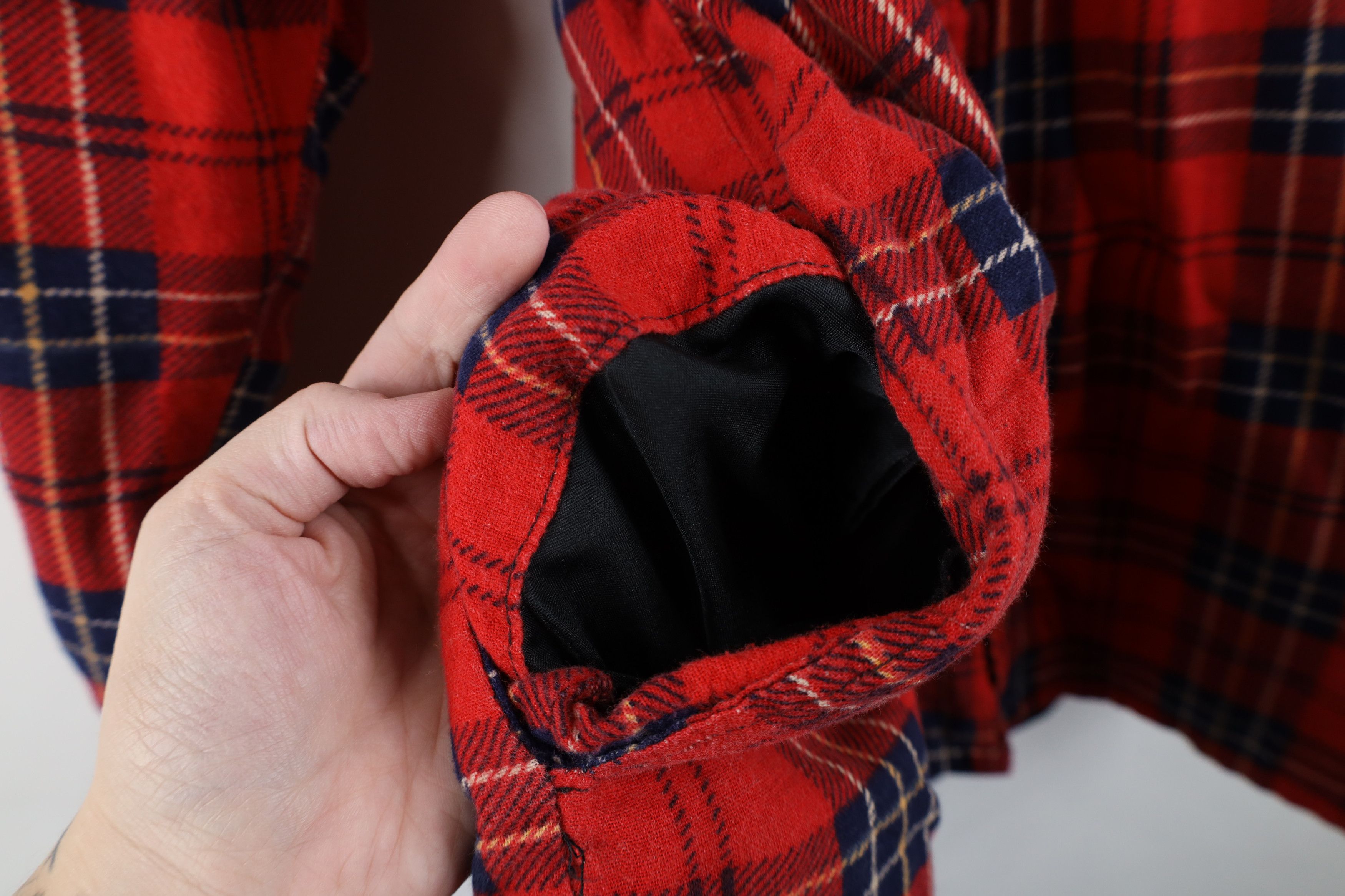 Vintage Vintage 70s 80s Streetwear Flannel Button Shirt Jacket Size US XL / EU 56 / 4 - 7 Thumbnail