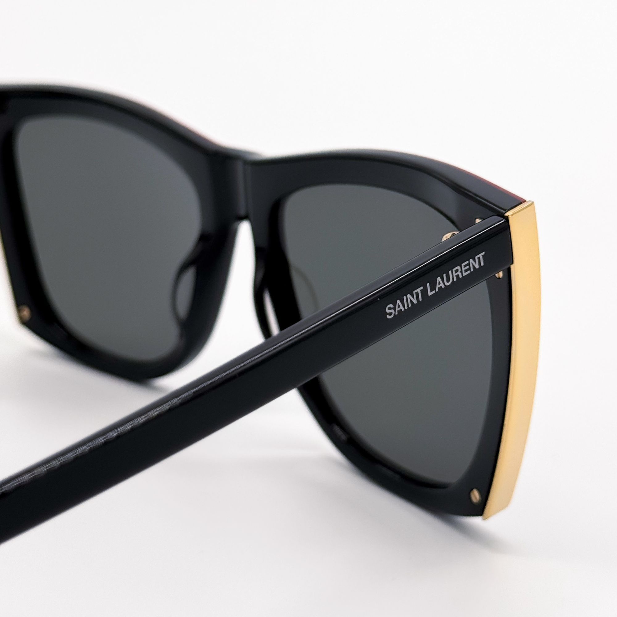 Saint Laurent Paris NEW SAINT LAURENT PALOMA SL539 001 WOMEN BLACK/GRAY EYEWEAR Size ONE SIZE - 6 Thumbnail