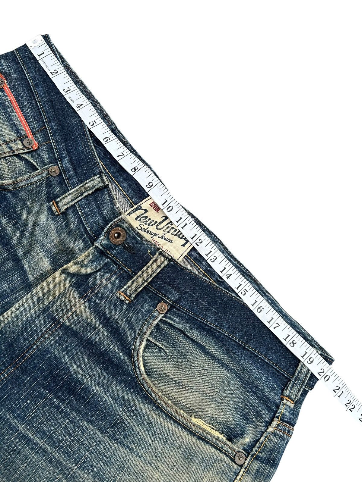 Kapital Vintage Edwin 505V Selvedge Thrashed Denim Jeans Size US 40 / EU 56 - 19 Thumbnail