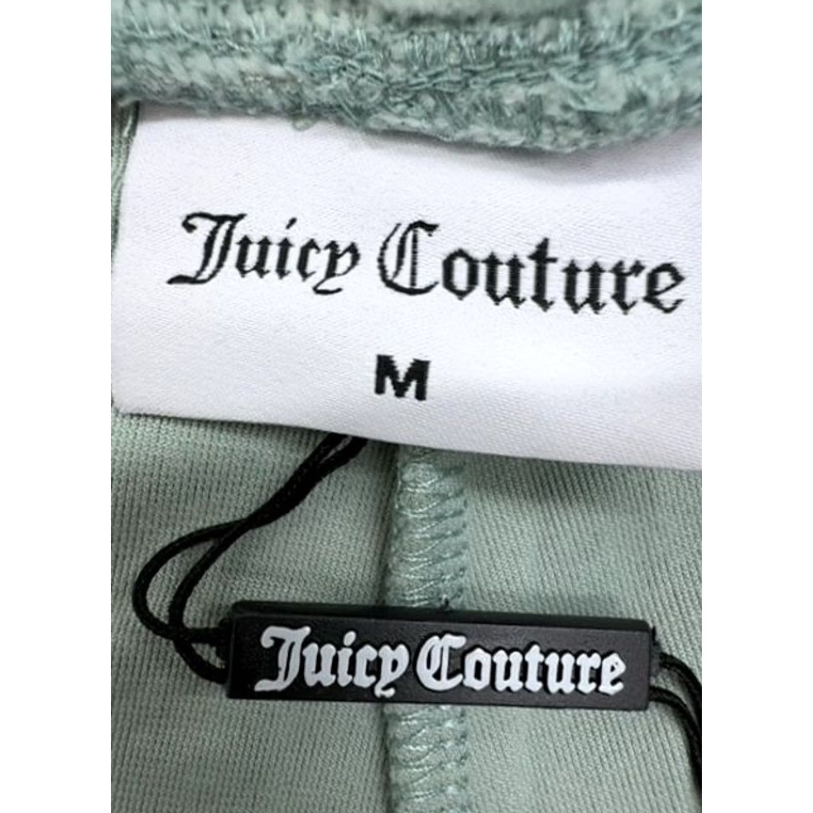 Juicy Couture Juicy Couture Del Ray Sweatpants M Chinois Green Velour Straight Sweatpants Women Regular Size 32" / US 10 / IT 46 - 4 Thumbnail