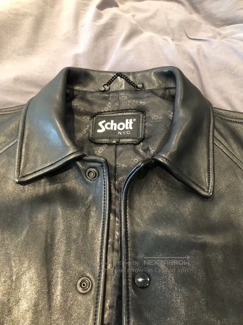 Schott Schott Plant-tanned sheepskin coach jacket Size US XL / EU 56 / 4 - 5 Thumbnail