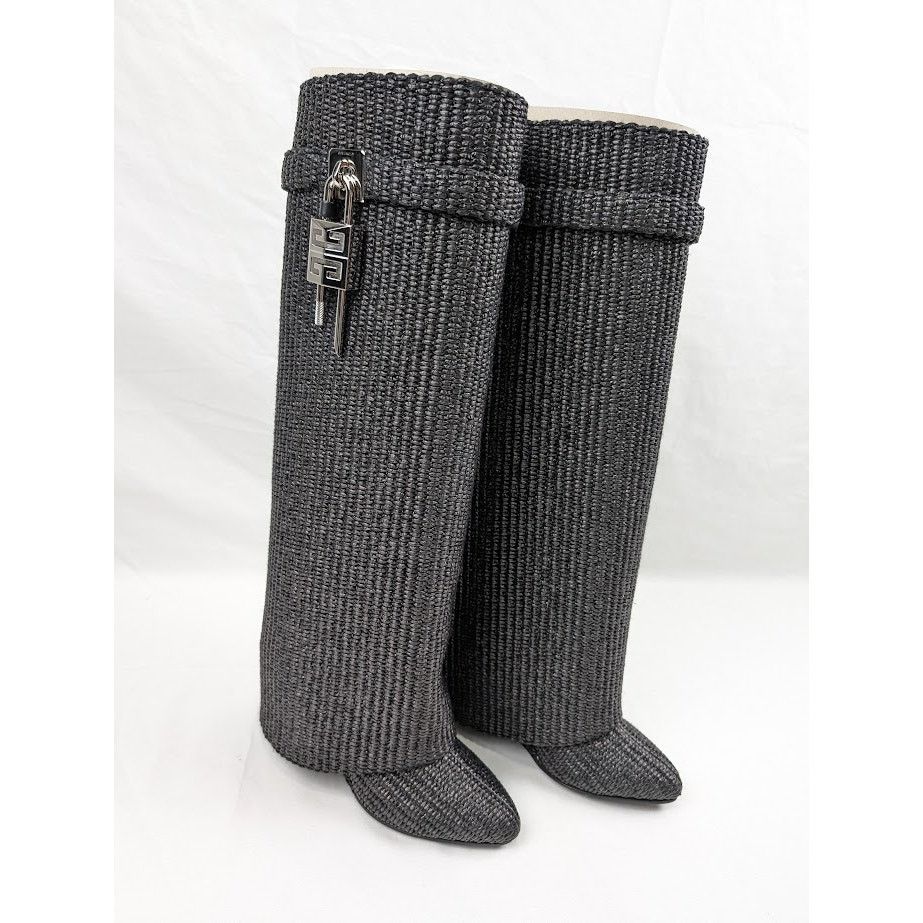 Givenchy o1rshd1 Shark Lock Boots in Black Size US 6.5 / IT 36.5 - 10 Thumbnail