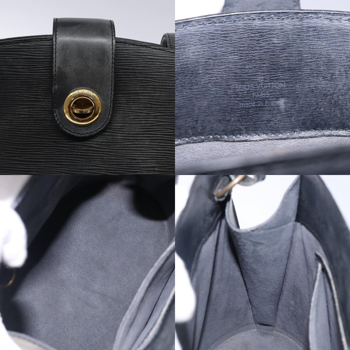 Louis Vuitton LOUIS VUITTON Epi Cluny Shoulder Bag Black M52252 Size ONE SIZE - 11 Thumbnail