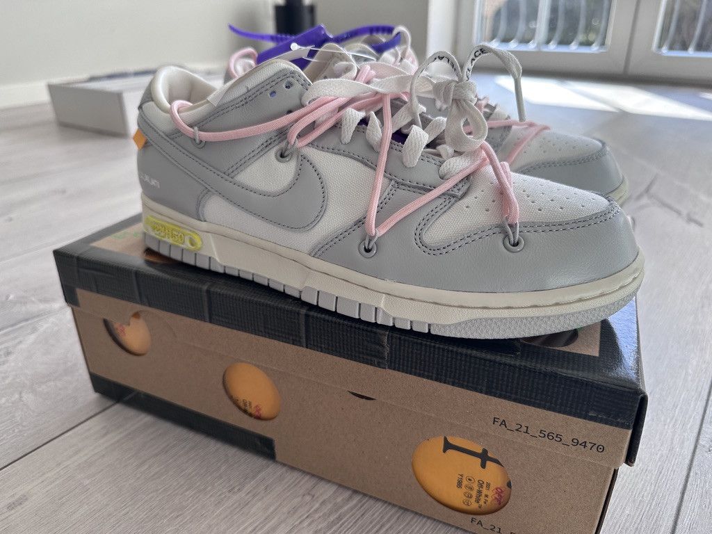 Nike × Off-White Nike x Off White Dunk low LOT 24 Size US 9 / EU 42 - 3 Thumbnail