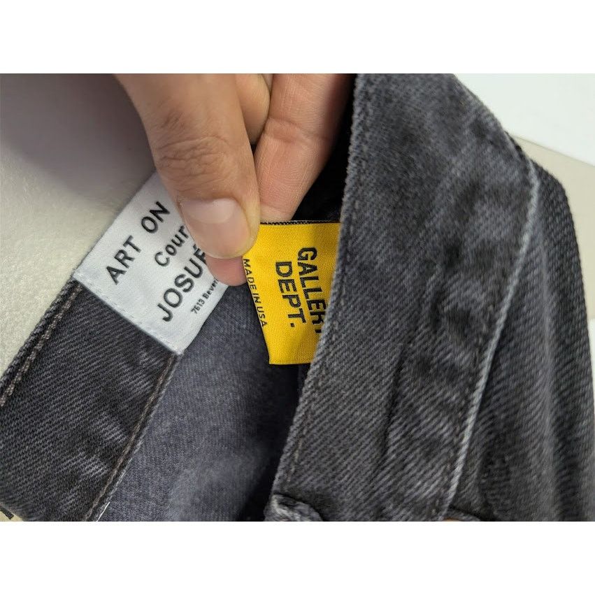 Gallery Dept. o1rshd1 Ready LA Flare Denim Jeans in Black Size US 32 / EU 48 - 18 Thumbnail