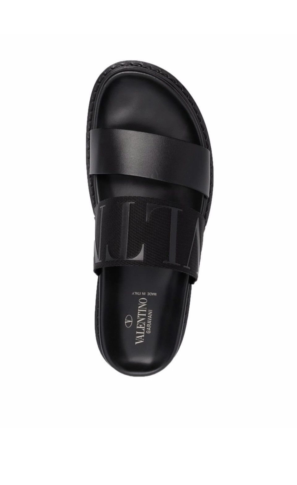 Valentino Valentino Garavani VLTN Logo Slide Sandals Size US 12 / EU 45 - 2 Thumbnail