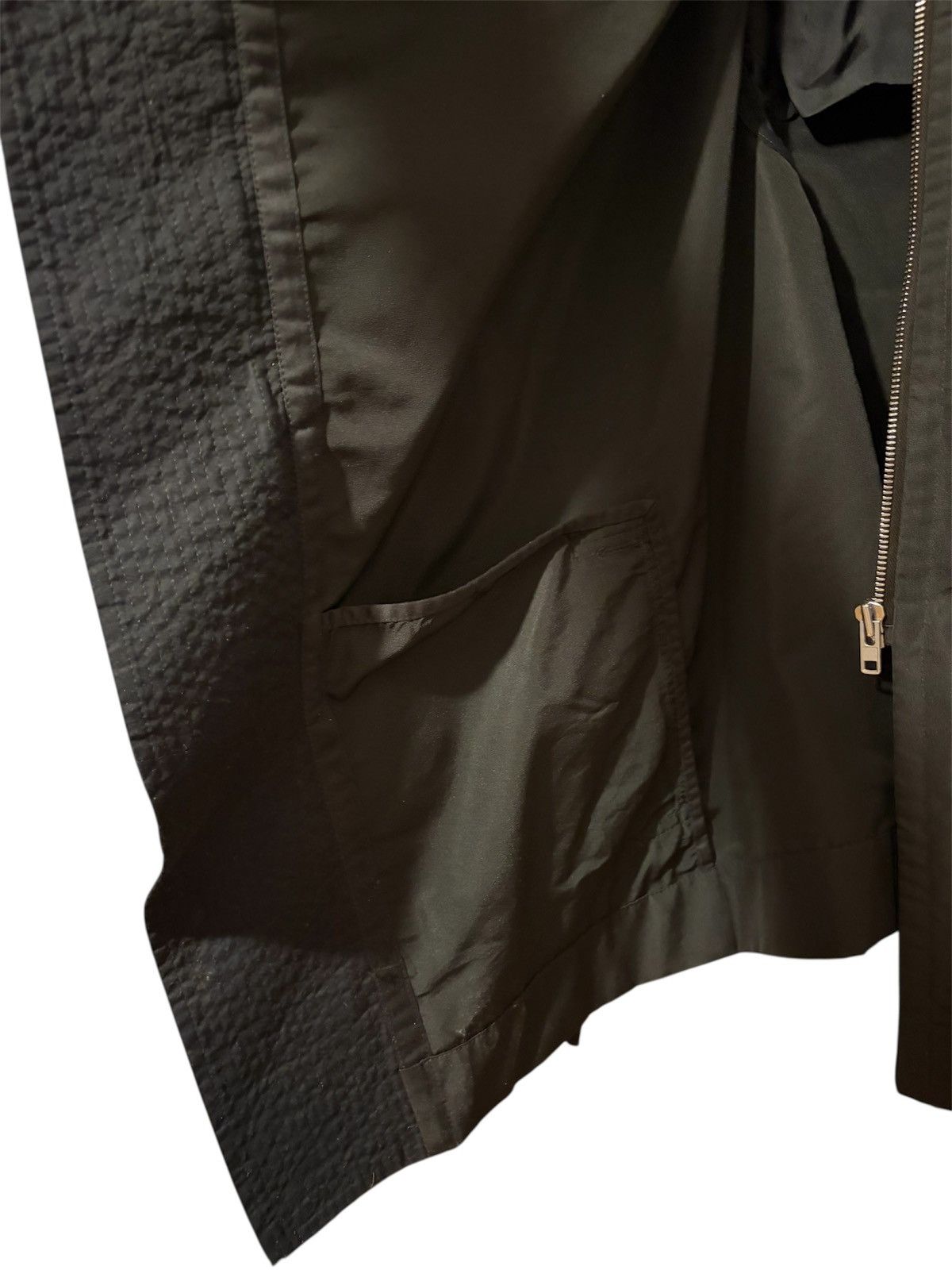Rick Owens Rick Owens Neck Asymmetrical Zipper Jacket Size US XS / EU 42 / 0 - 7 Thumbnail