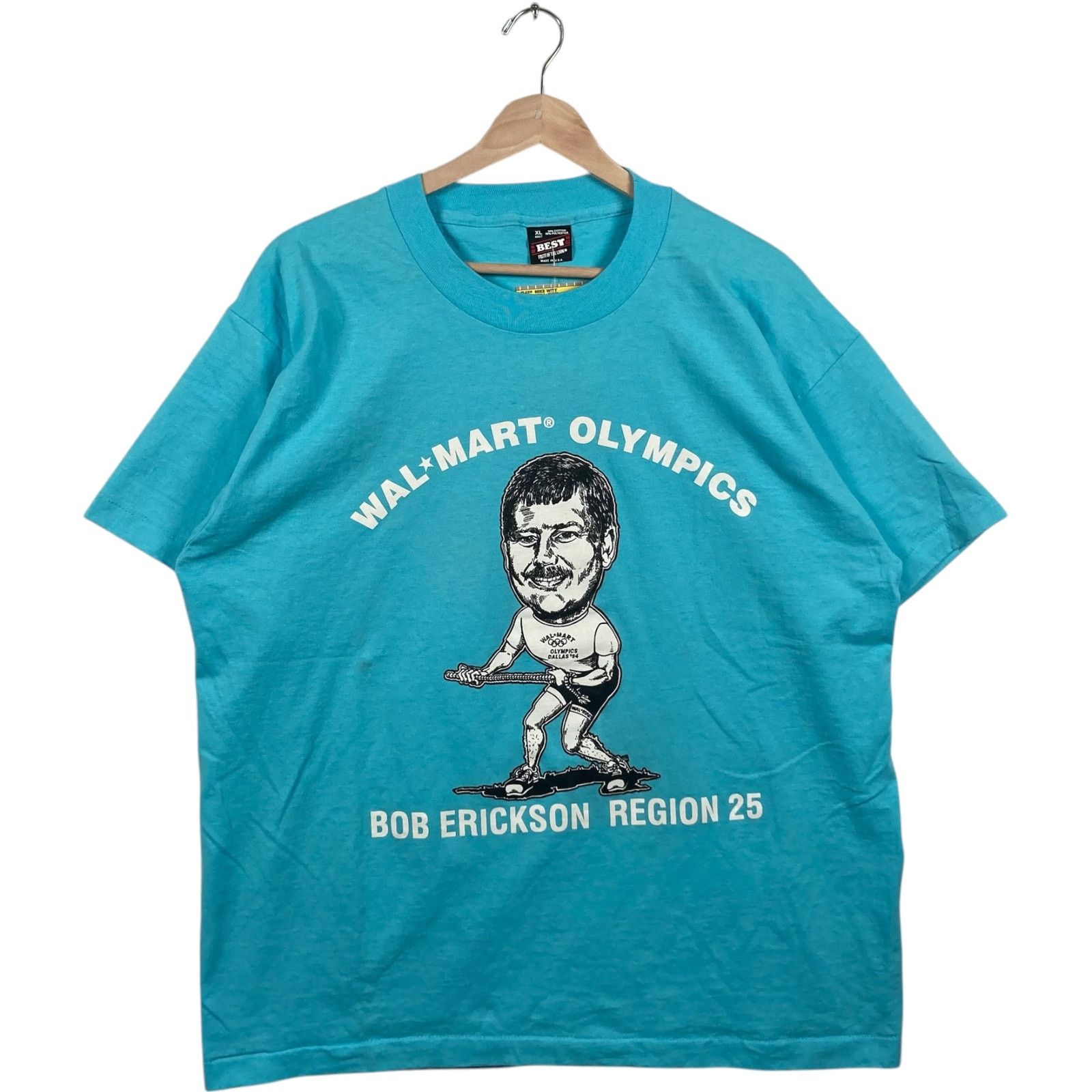 Fruit Of The Loom Vintage Walmart Olympics Bob Erickson Tee XL Size US XL / EU 56 / 4 - 1 Thumbnail