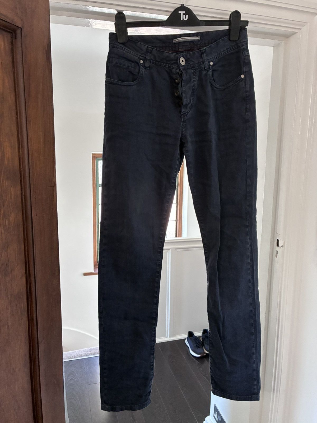 Loro Piana Loro piana navy linen jeans w31 Size US 31 - 1 Thumbnail