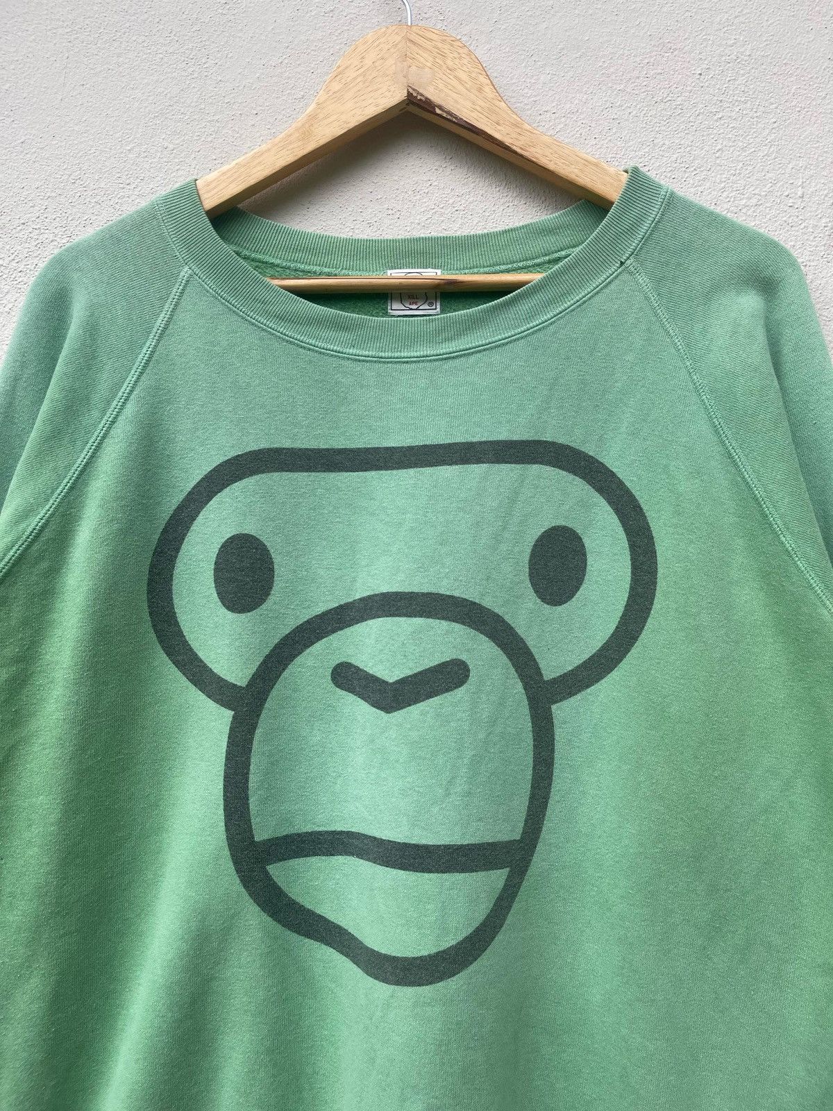 Bape × Nigo Vintage Baby Milo By A Bathing Ape Crewneck Sweatshirt Size US M / EU 48-50 / 2 - 4 Thumbnail
