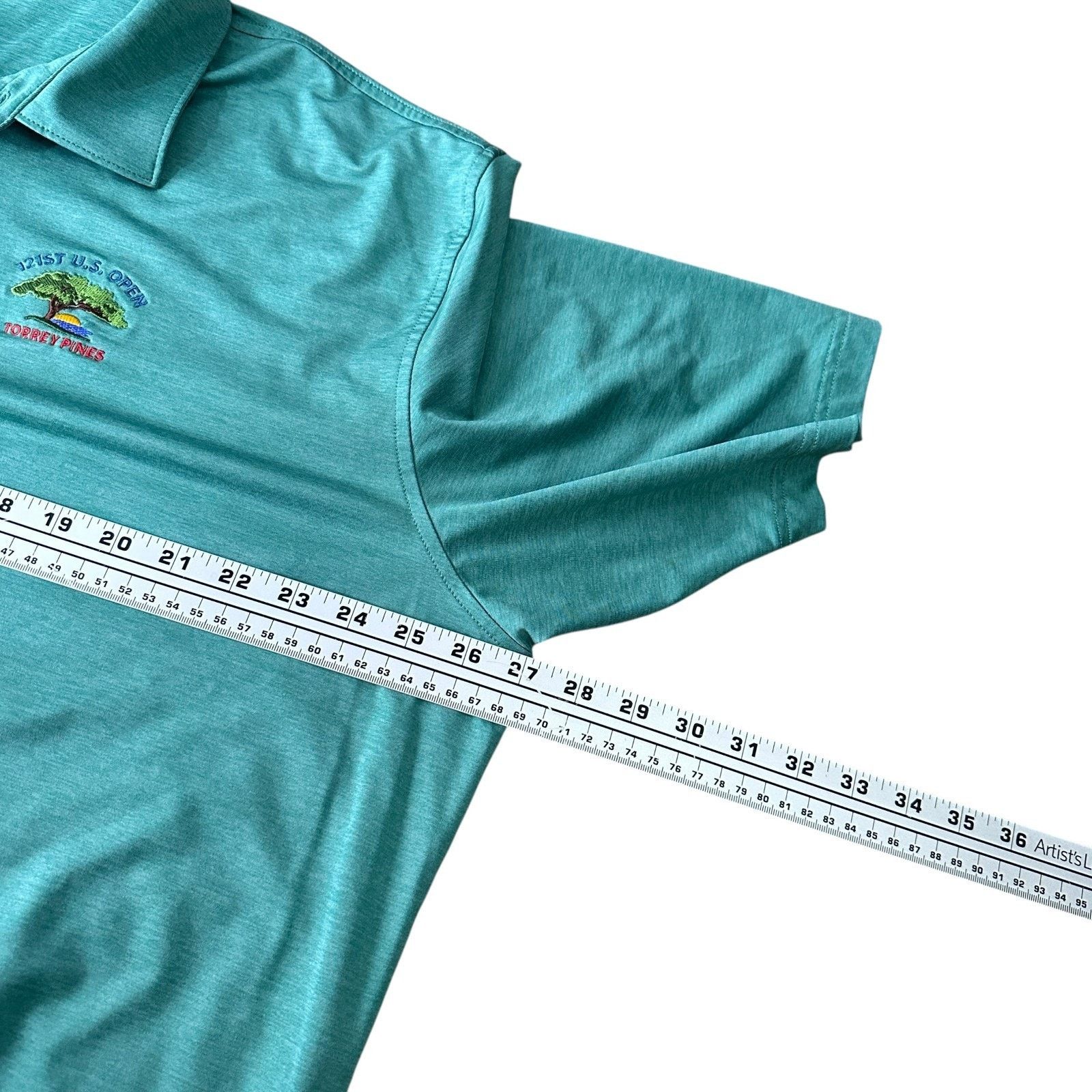 Peter Millar Peter Millar Summer Comfort Polo Shirt Men's 2XL Green 121st Size US XXL / EU 58 / 5 - 8 Thumbnail
