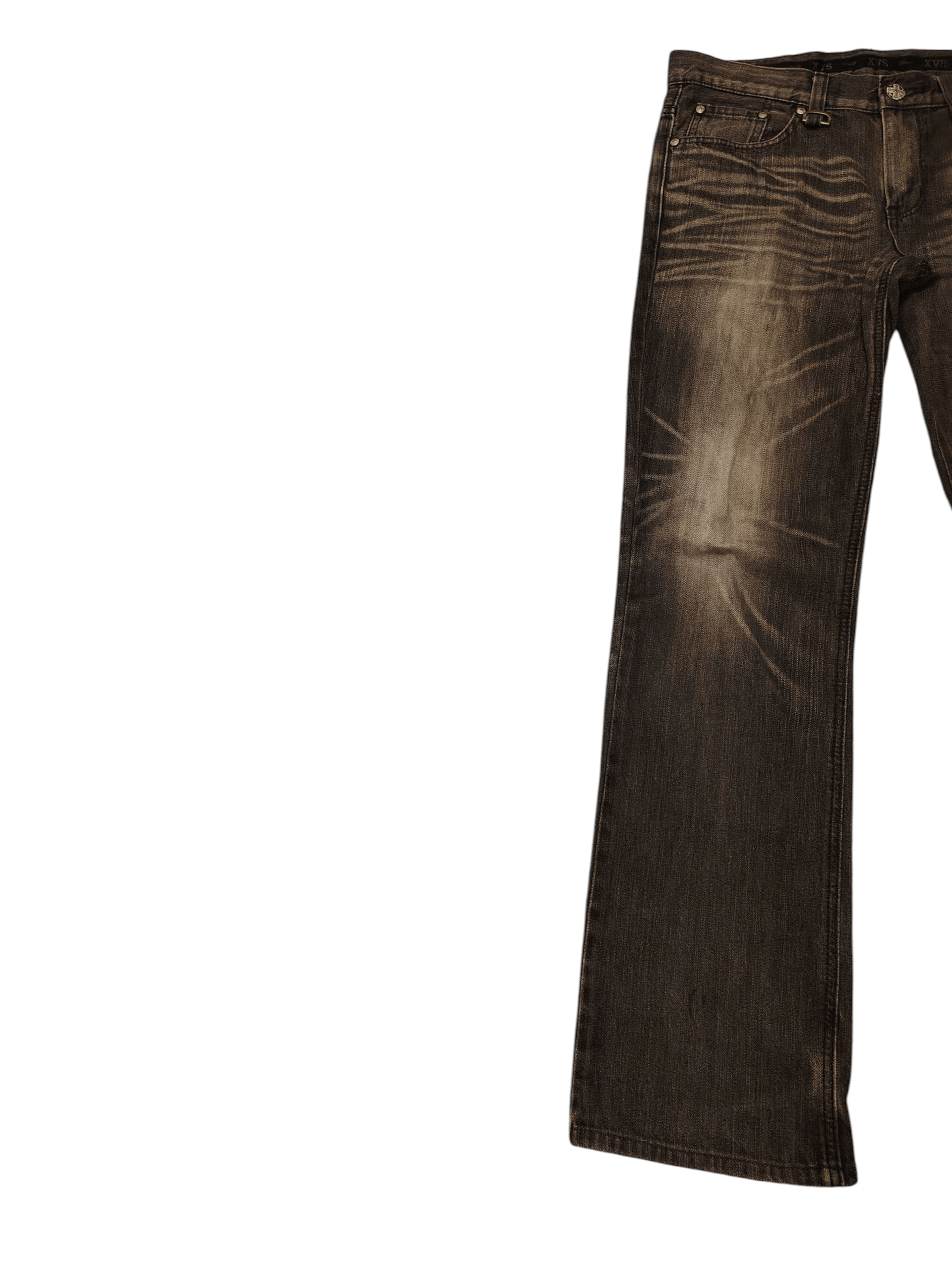Who Decides War Japanese Edwin Flare Jeans Distressed Jeans Size US 32 / EU 48 - 6 Thumbnail