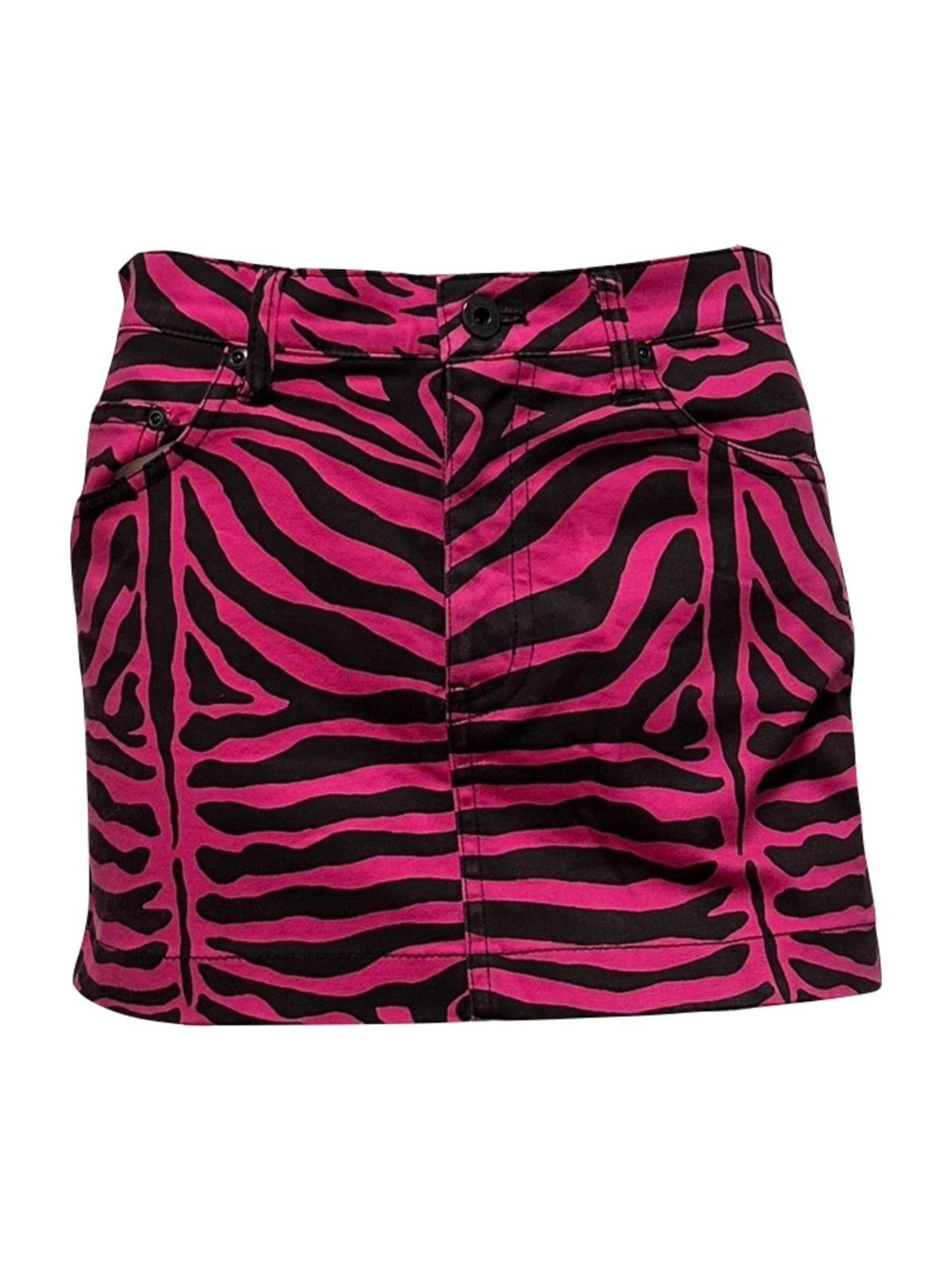 Hysteric Glamour HYSTERICS Zebra Print Mini Skirt Size 24" / US 00 / IT 34 - 1 Thumbnail