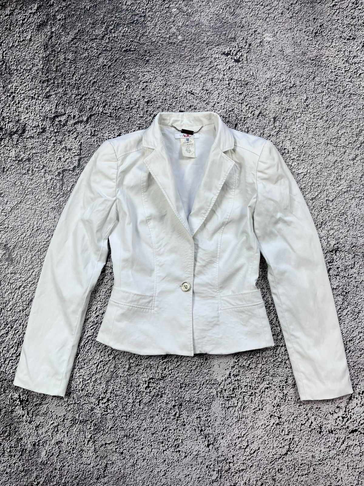 Versace Jeans Couture Vintage Versace VJC white blazer jacket size 38 Size XS / US 0-2 / IT 36-38 - 1 Thumbnail