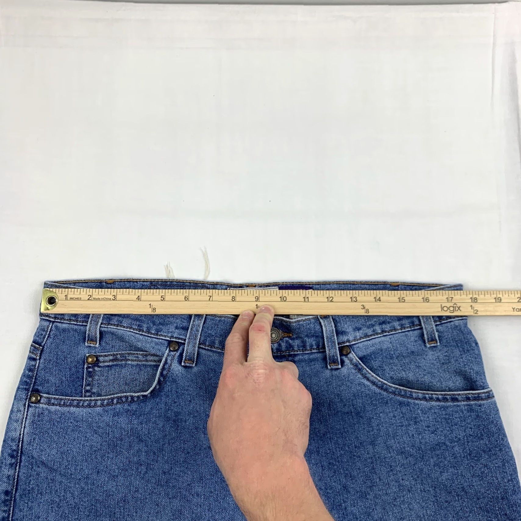 Levi's VINTAGE Levi's 540 Jeans Men 36x30 Blue Relaxed Denim Grunge Faded Brown Tab Y2K Straight 90s Mens Size US 36 / EU 52 - 5 Thumbnail