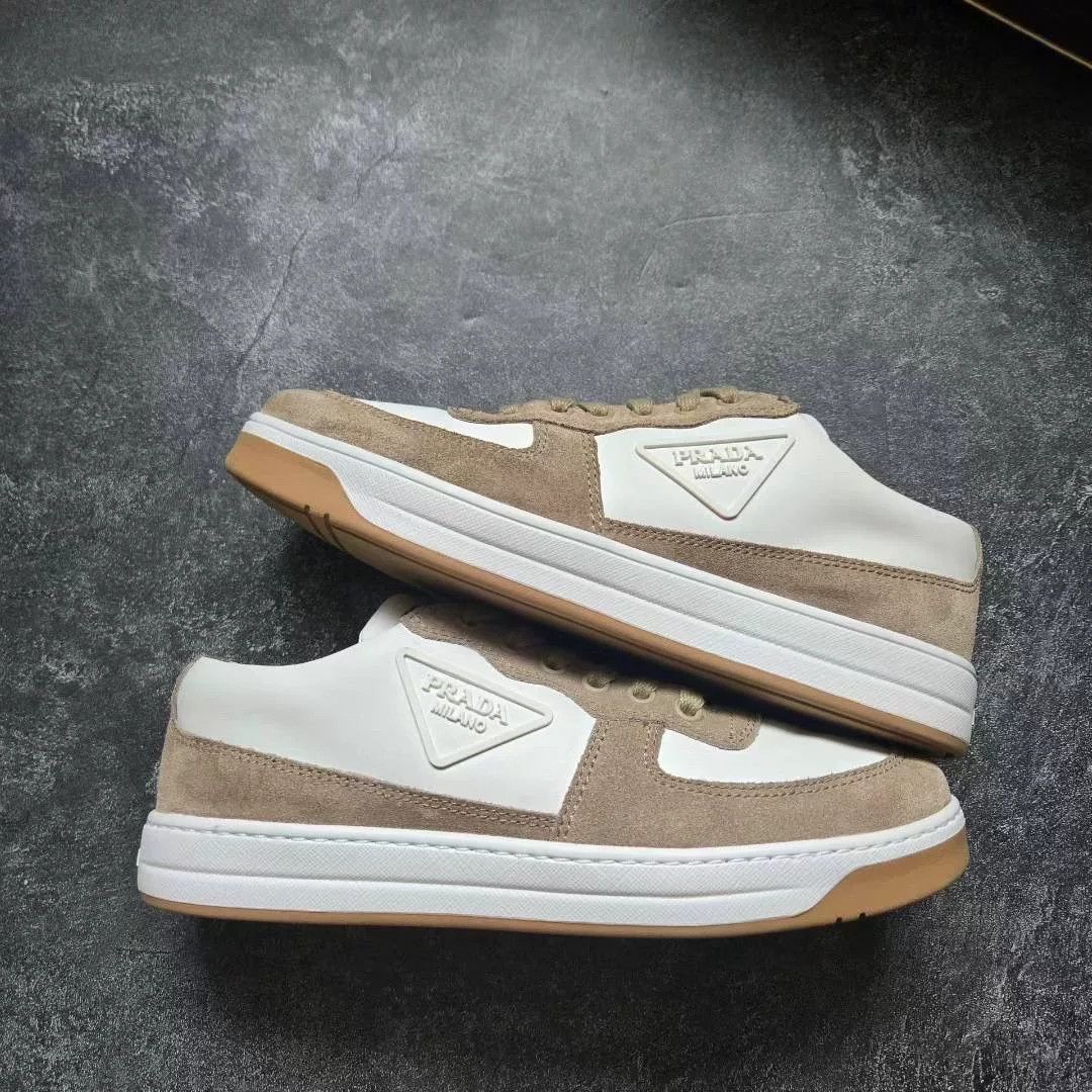 Prada Prada White Lowtop Sneakers 37 Women Size US 6.5 / IT 36.5 - 1 Thumbnail