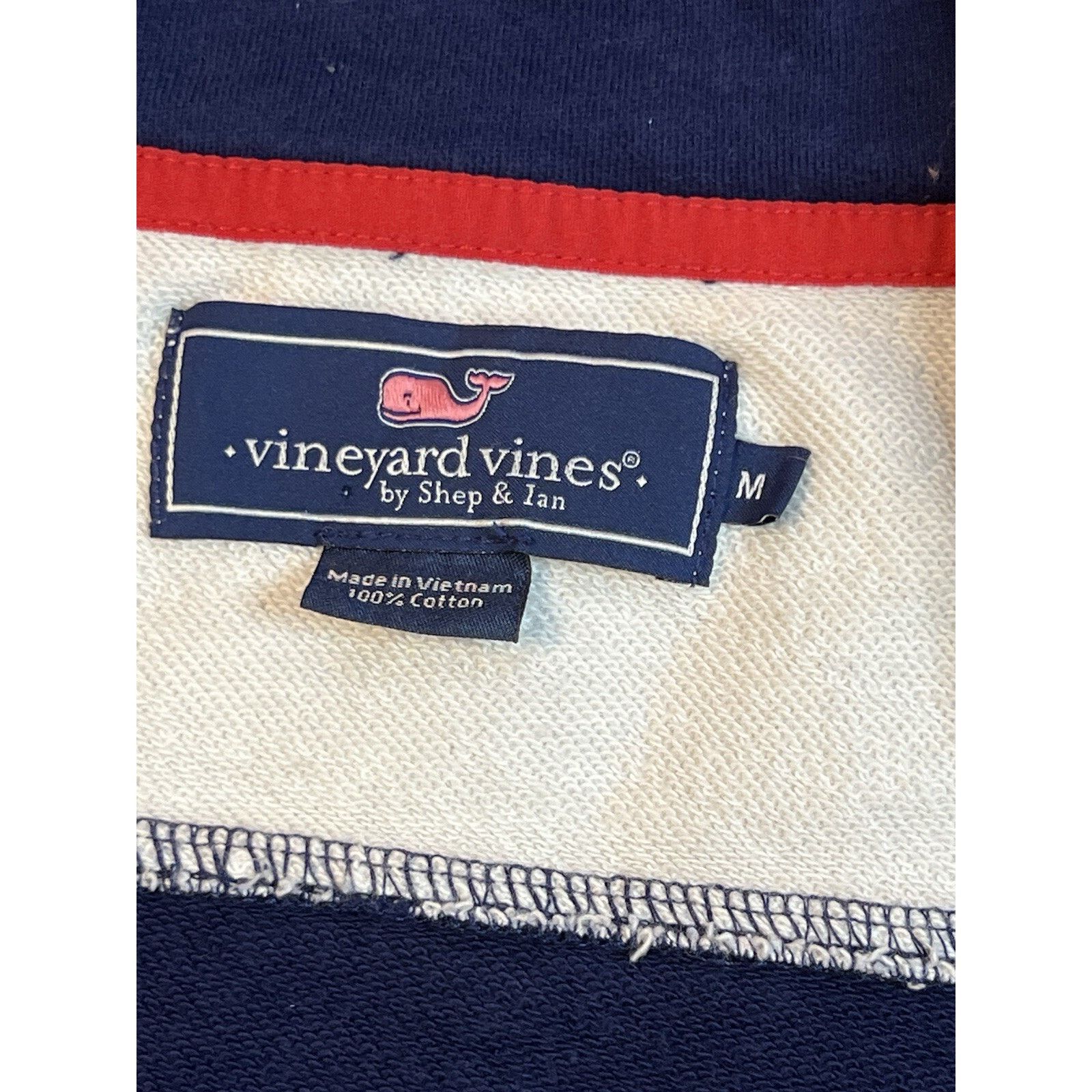 Vineyard Vines Vineyard Vines Sweater Mens MD Blue 1/4 Zip Pullover Size US M / EU 48-50 / 2 - 3 Thumbnail