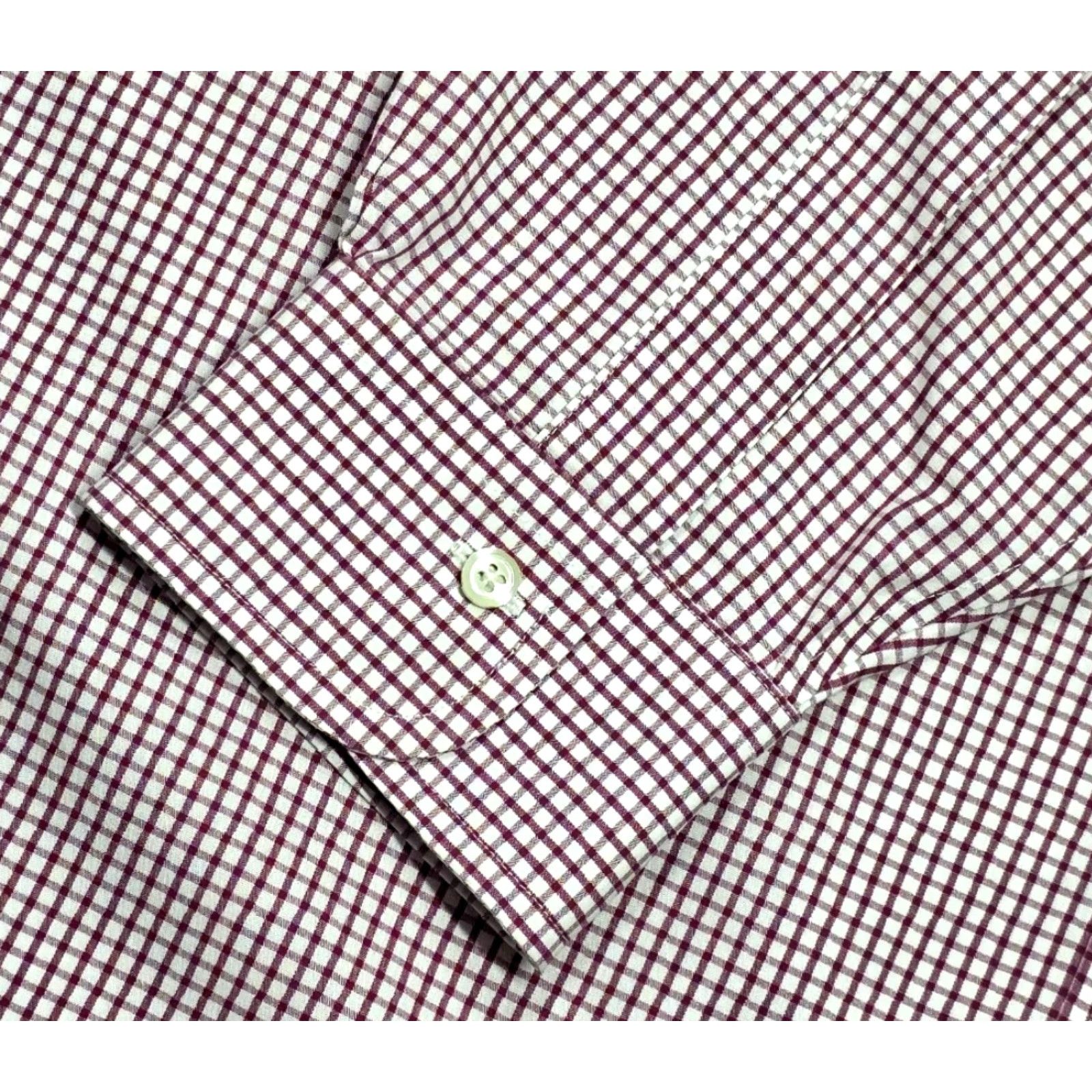 Brooks Brothers Brooks Brothers Shirt Mens Long Sleeve Button-Up 16 34 Traditional Fit blue white gingham OCBD Size US L / EU 52-54 / 3 - 5 Thumbnail