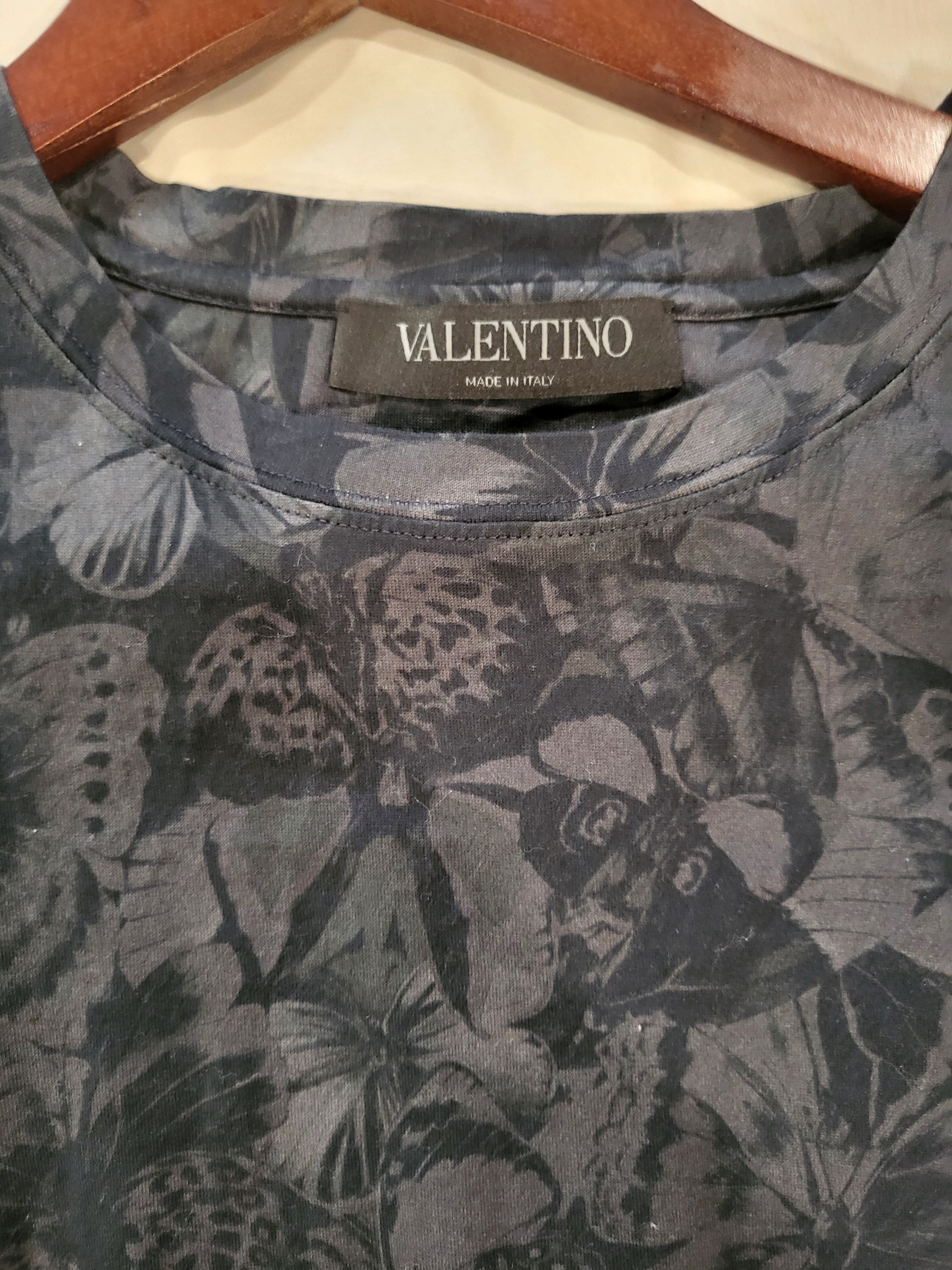 Valentino Valentino Black Floral Shirt Size US L / EU 52-54 / 3 - 4 Thumbnail