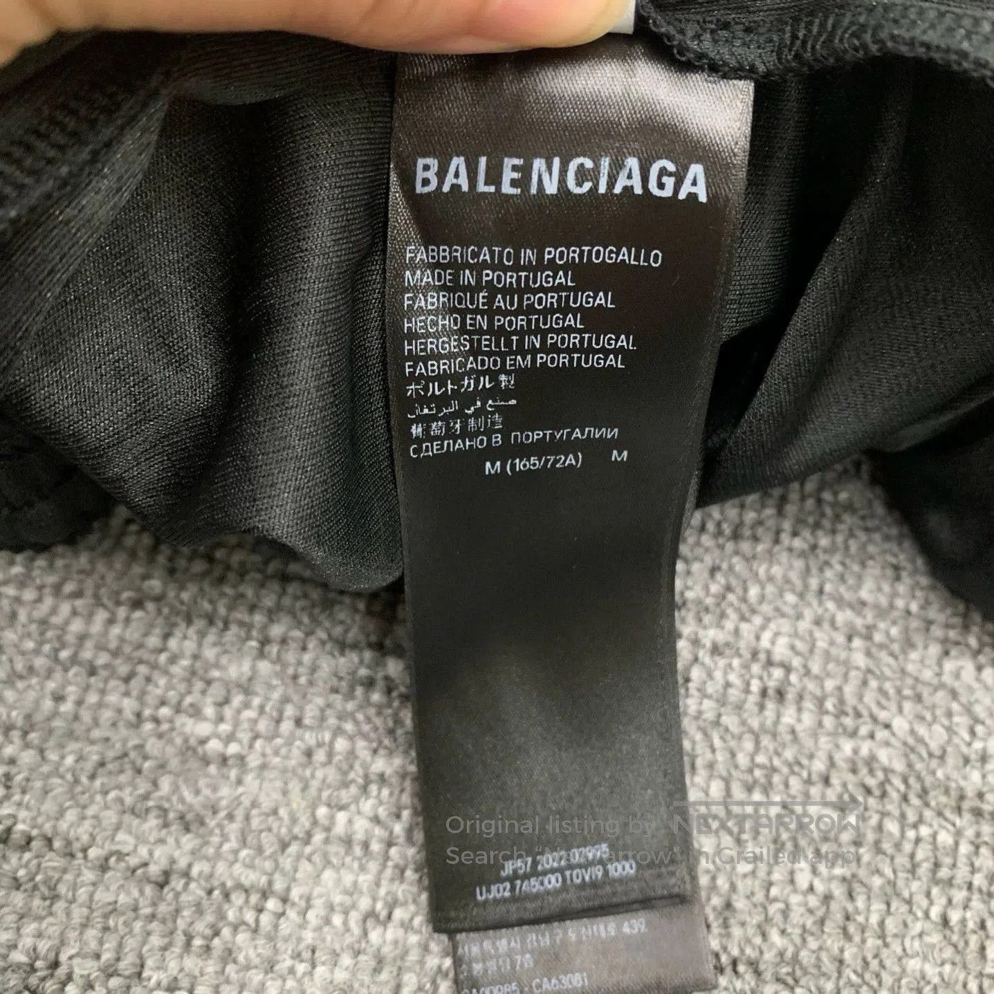 Balenciaga Black 3B Casual Pants M.