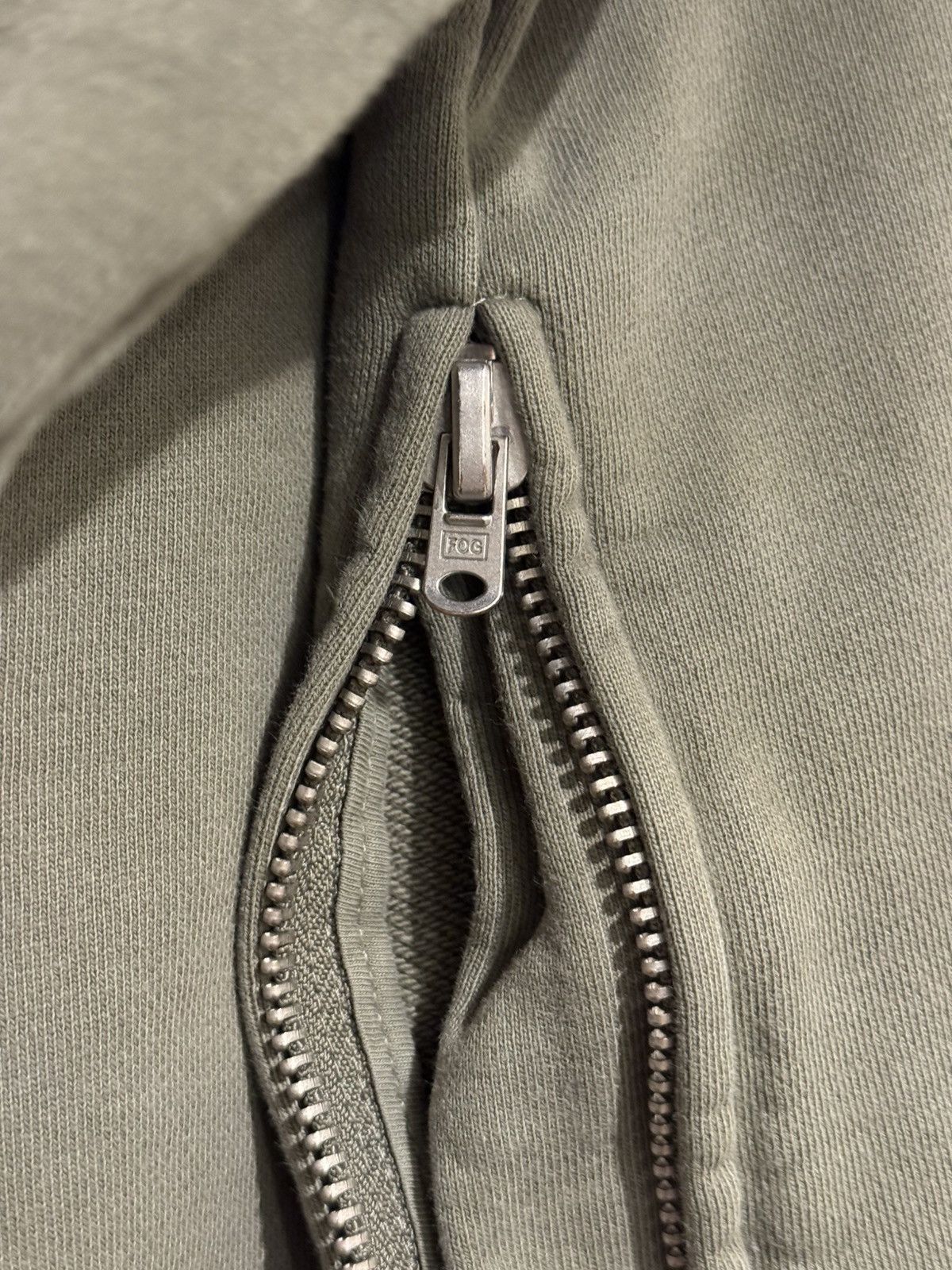 Fear of God OG FOG Fear of God Collection Two ZIP Sweater Olive SZ S 🔥 Size US S / EU 44-46 / 1 - 7 Thumbnail