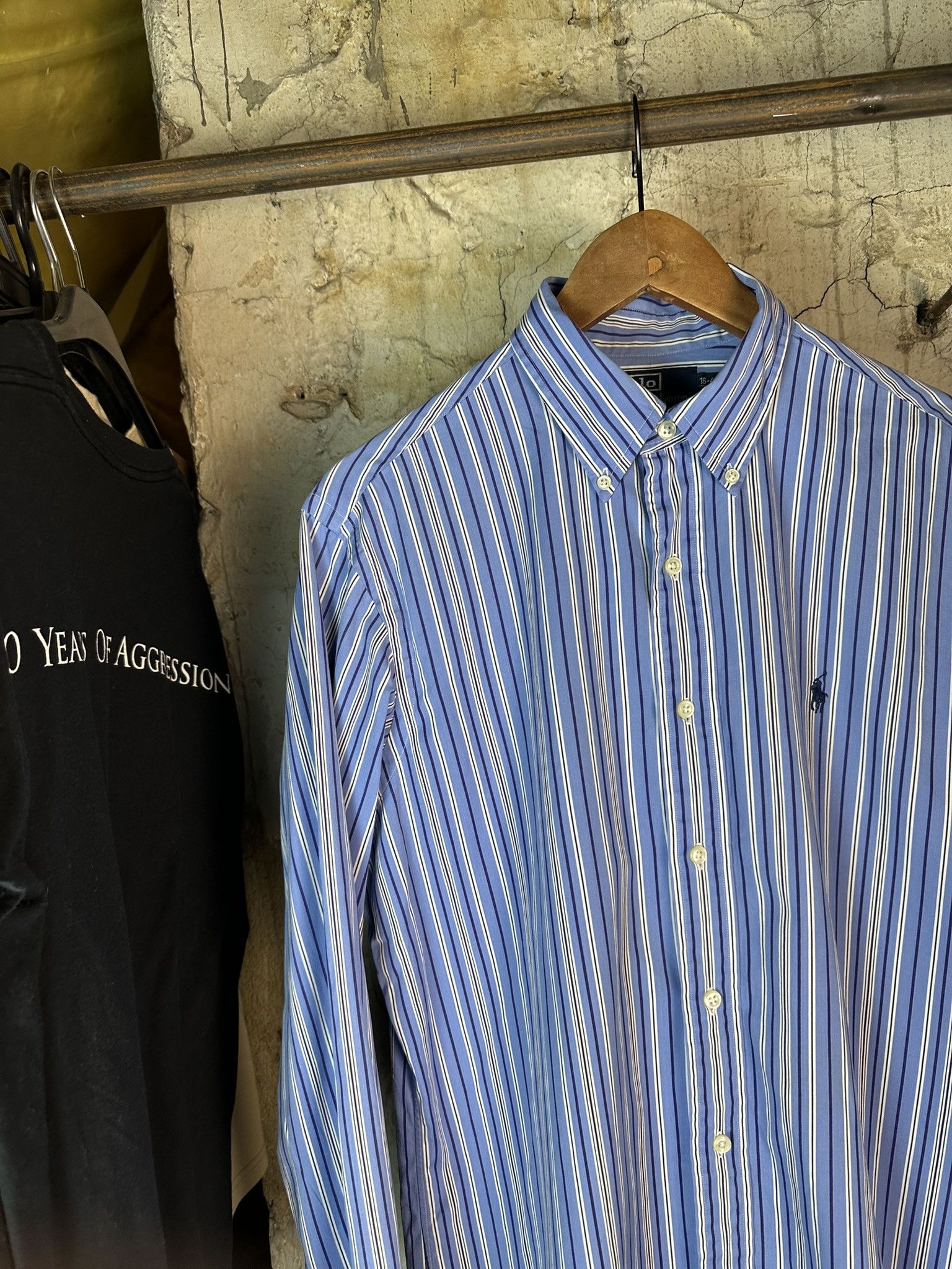 Polo Ralph Lauren Vintage Polo Ralph Lauren Stripped Button Up Shirt Size US XL / EU 56 / 4 - 6 Thumbnail