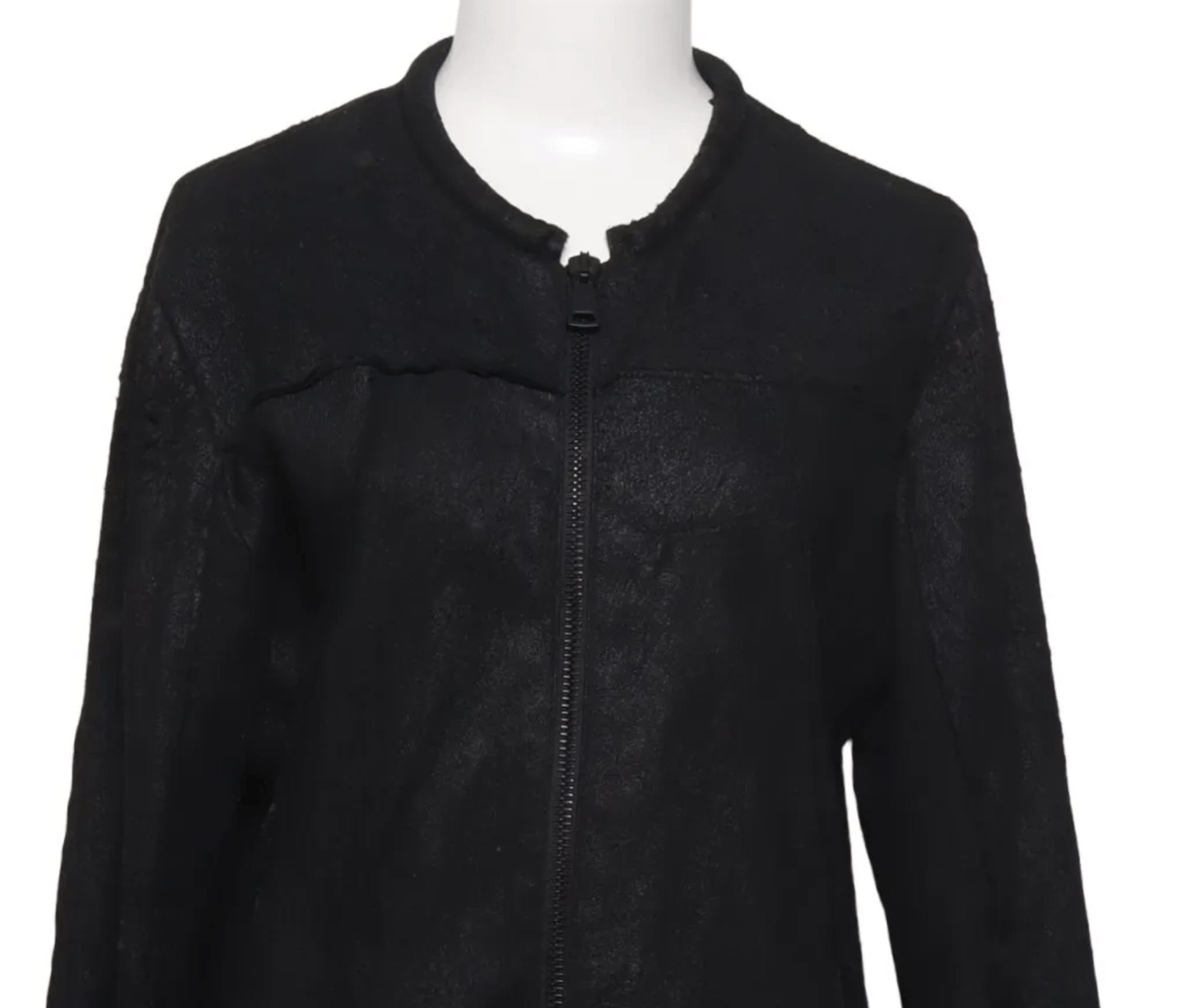 Nostra Santissima Leather Blend Zip Jacket Black Size 50, Nostra Santissima – Size US M / EU 48-50 / 2 - 7 Thumbnail