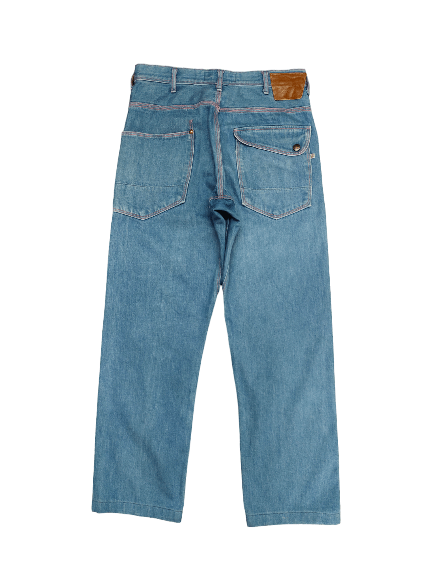 Spellbound 1990s Spellbound Jpn Workers Denim Pants 45rpm Orslow Style Size US 29 - 11 Thumbnail