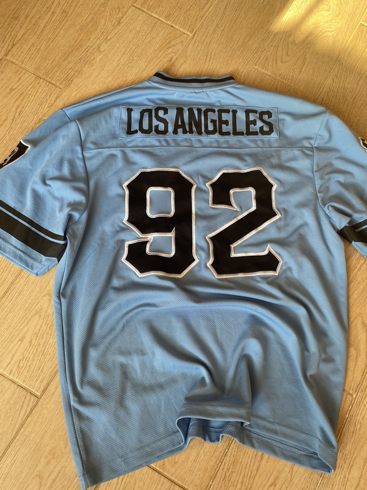 Japanese Brand × Vintage Los Angeles futuristic distressed jersey Size US XL / EU 56 / 4 - 2 Thumbnail