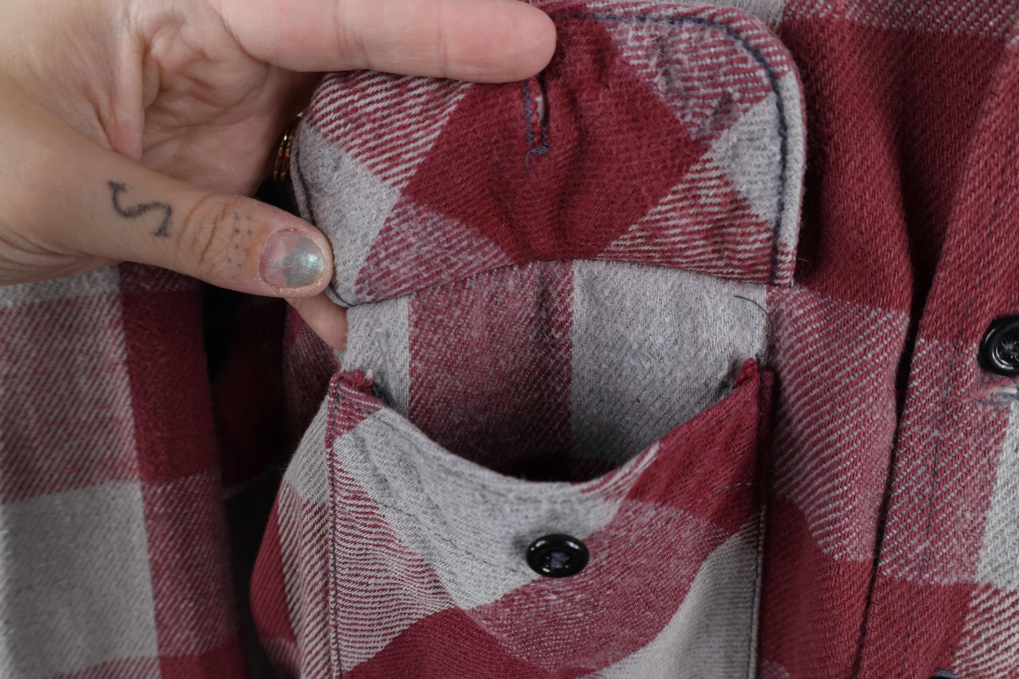 FiveBrother × Vintage Vintage 70s Five Brother Flannel Collared Button Shirt USA Size US M / EU 48-50 / 2 - 4 Thumbnail