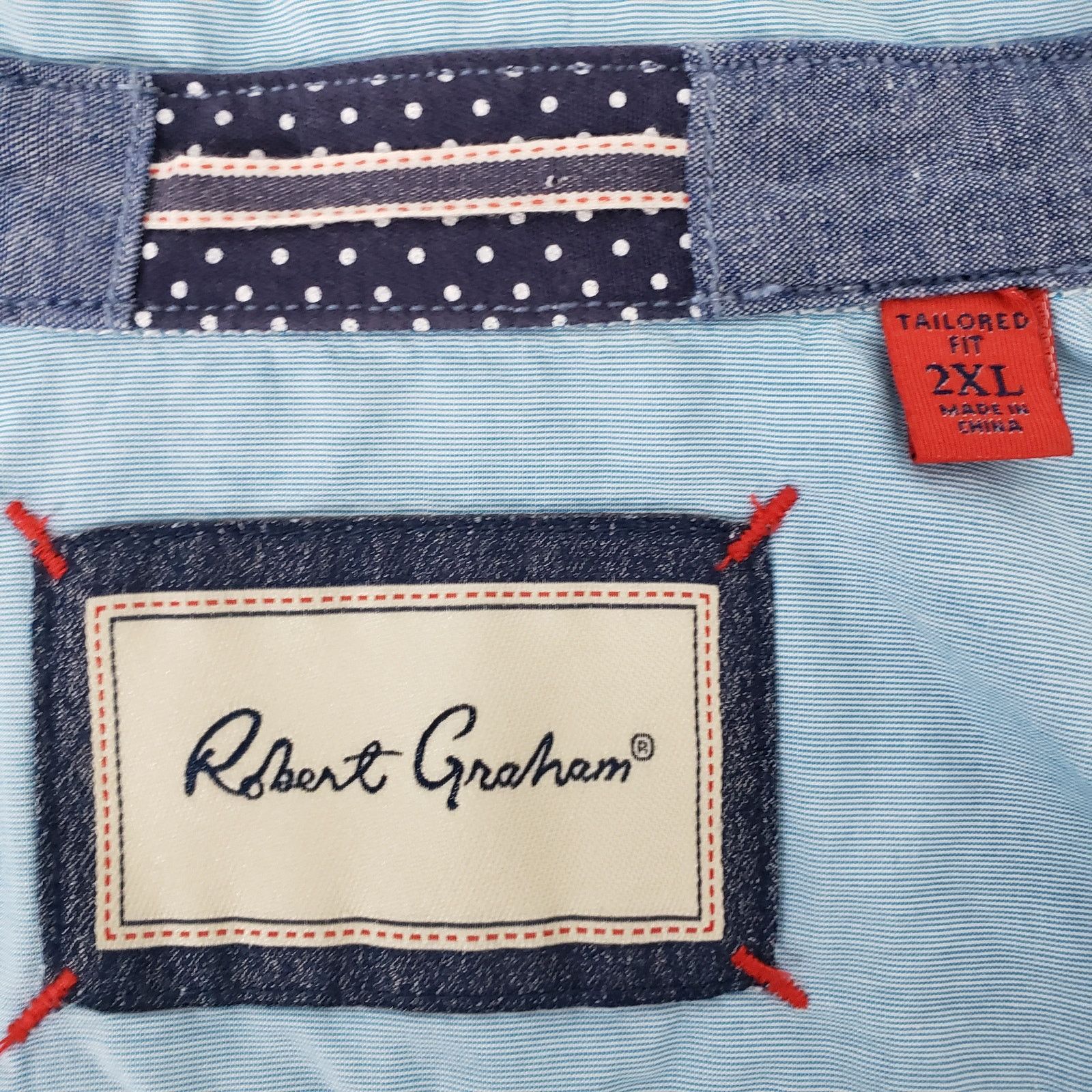 Robert Graham Robert Graham Shirt Devil Snap Button Tailored Fit 2XL XXL Size US XXL / EU 58 / 5 - 12 Thumbnail