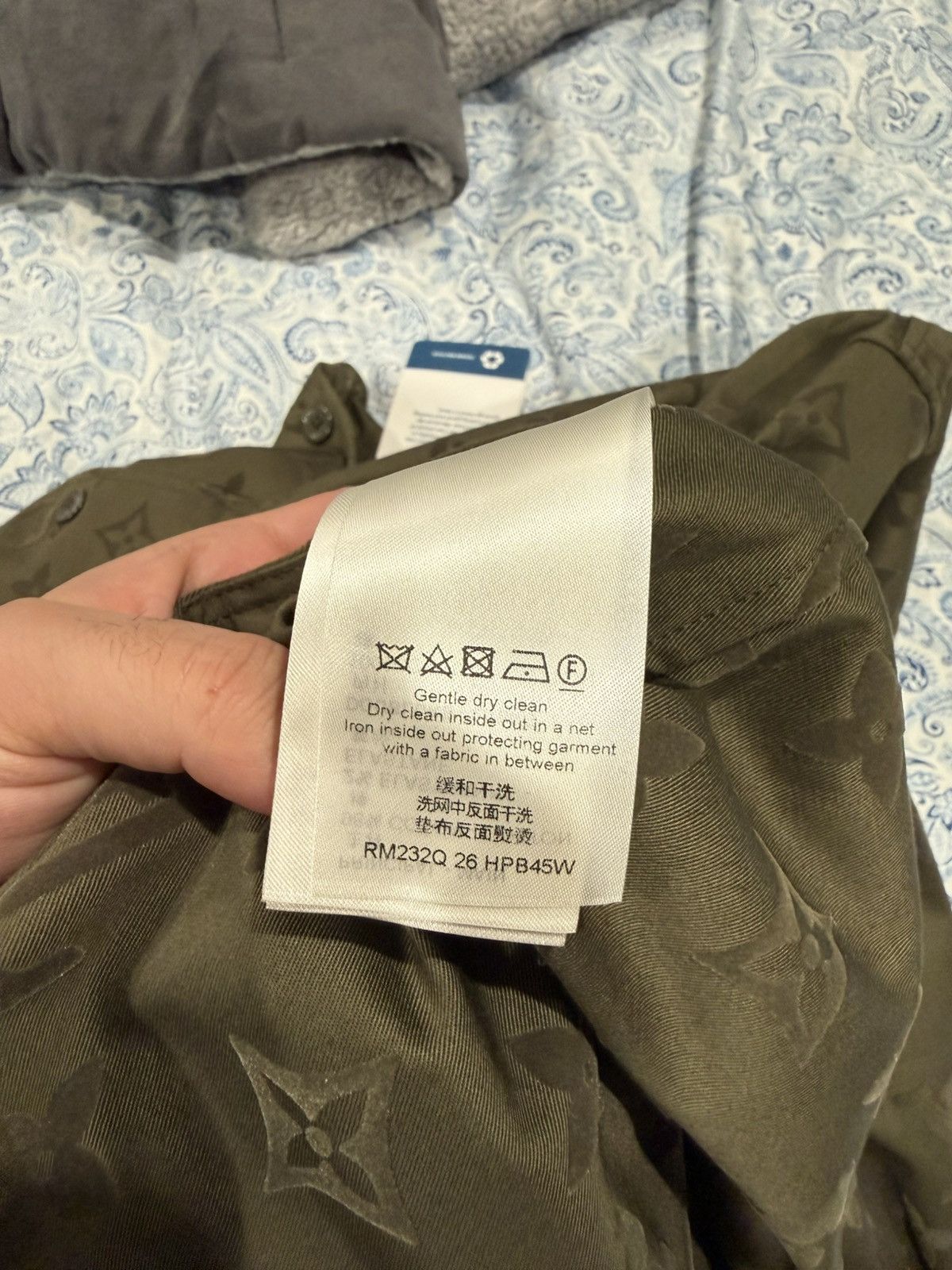 Louis Vuitton Louis Vuitton Olive Monogram Overshirt Size US M / EU 48-50 / 2 - 7 Thumbnail