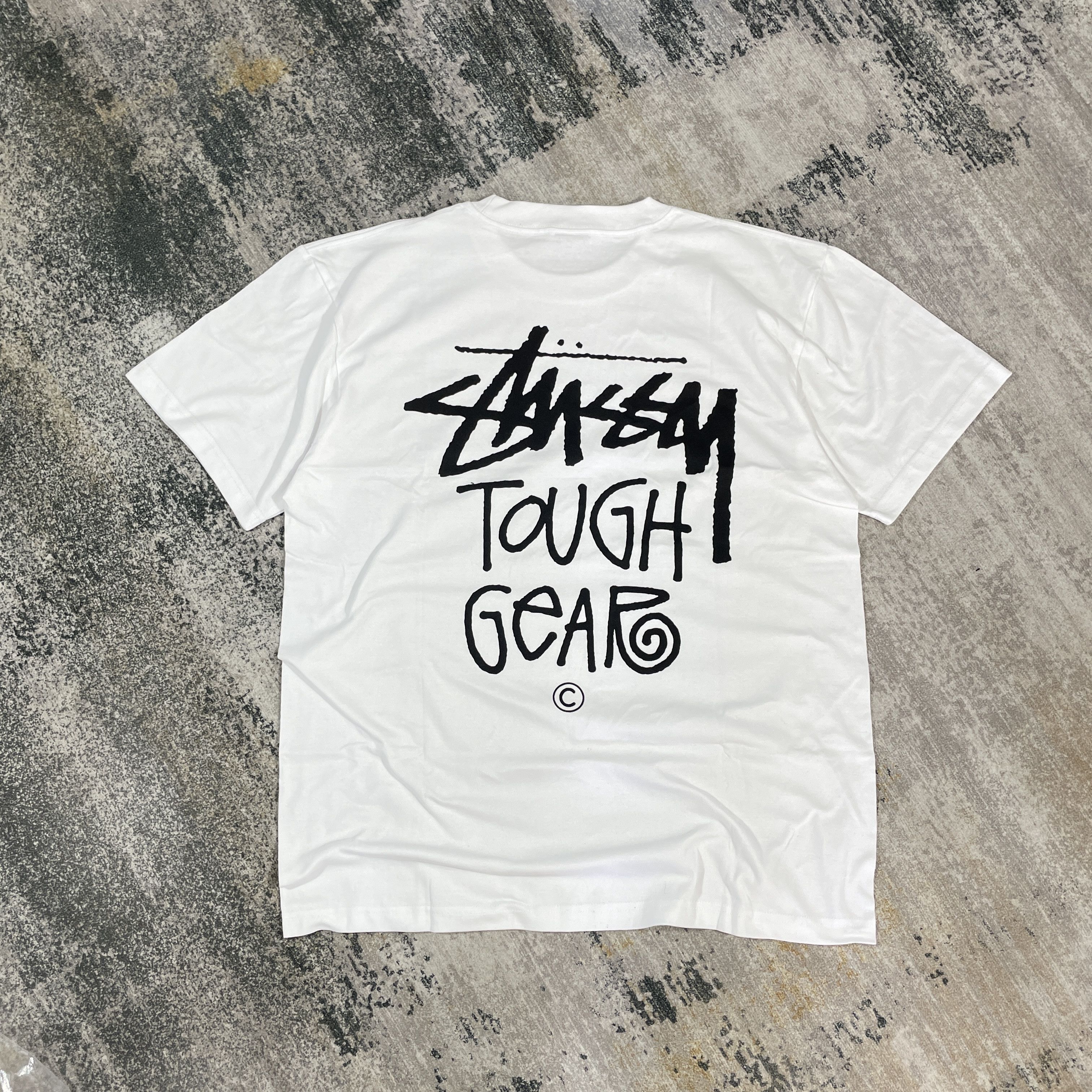 Stussy Stussy Tough Gear Tshirt White Size US M / EU 48-50 / 2 - 1 Thumbnail