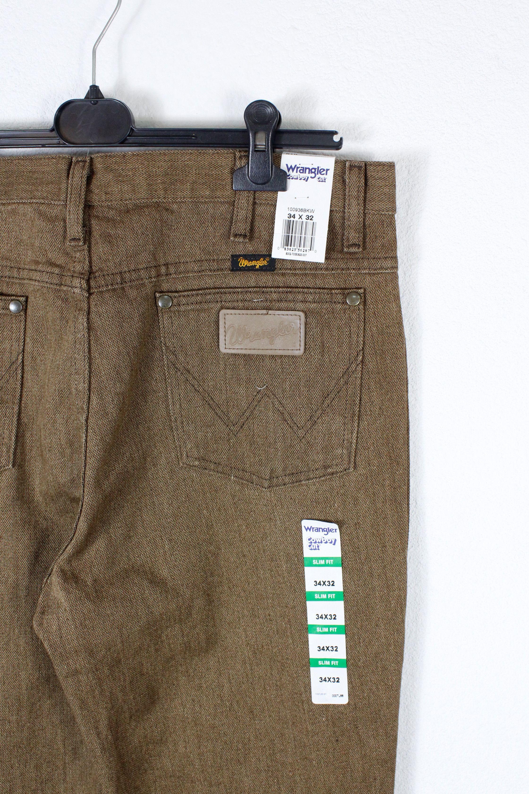 Cowboy Equipment × Vintage × Wrangler Vintage Wrangler Y2K Cowboy Cut Cut Brown Denim Jeans Pants Size US 34 / EU 50 - 6 Thumbnail