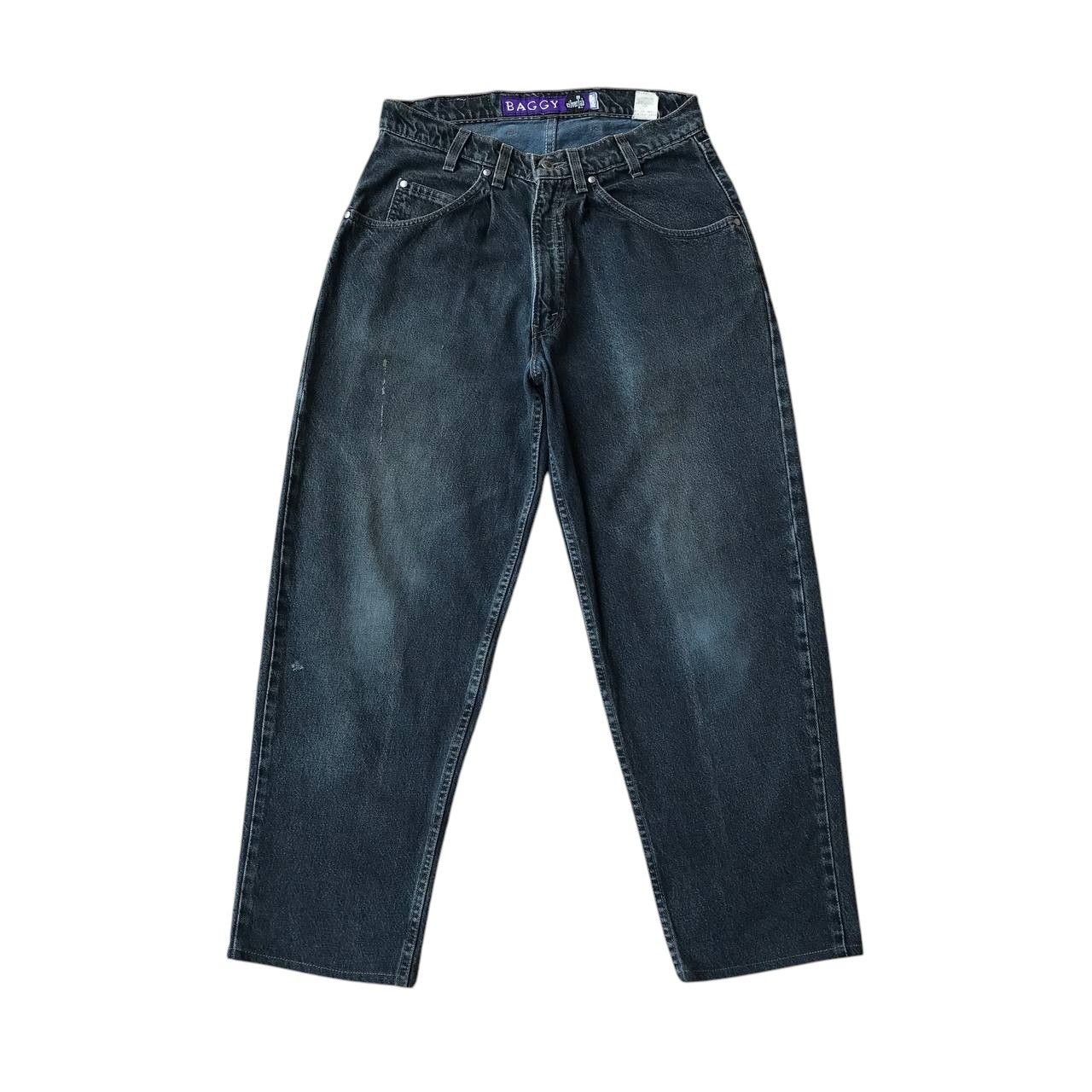 VINTAGE 1995 LEVIS SILVERTAB BAGGY FIT FADED BLACK