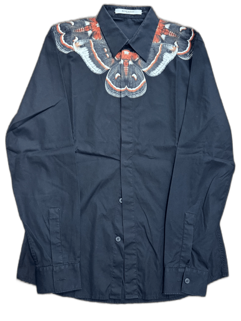 Givenchy Givenchy Givenchy Classic Butterfly Print Black Shirt -250 Size XL / US 12-14 / IT 48-50 - 1 Thumbnail