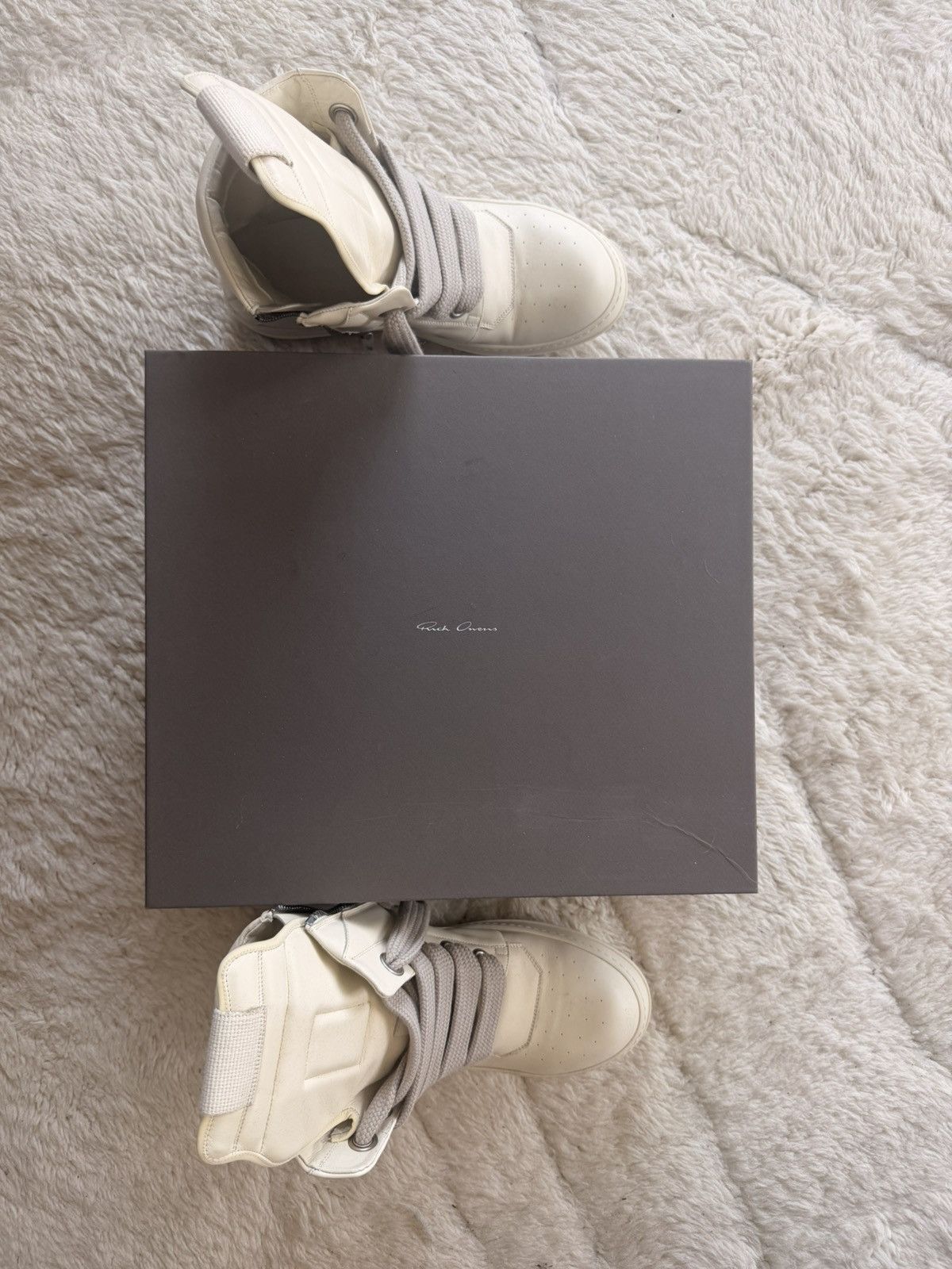 Rick Owens Milk Geobasket Size US 11 / EU 44 - 5 Thumbnail
