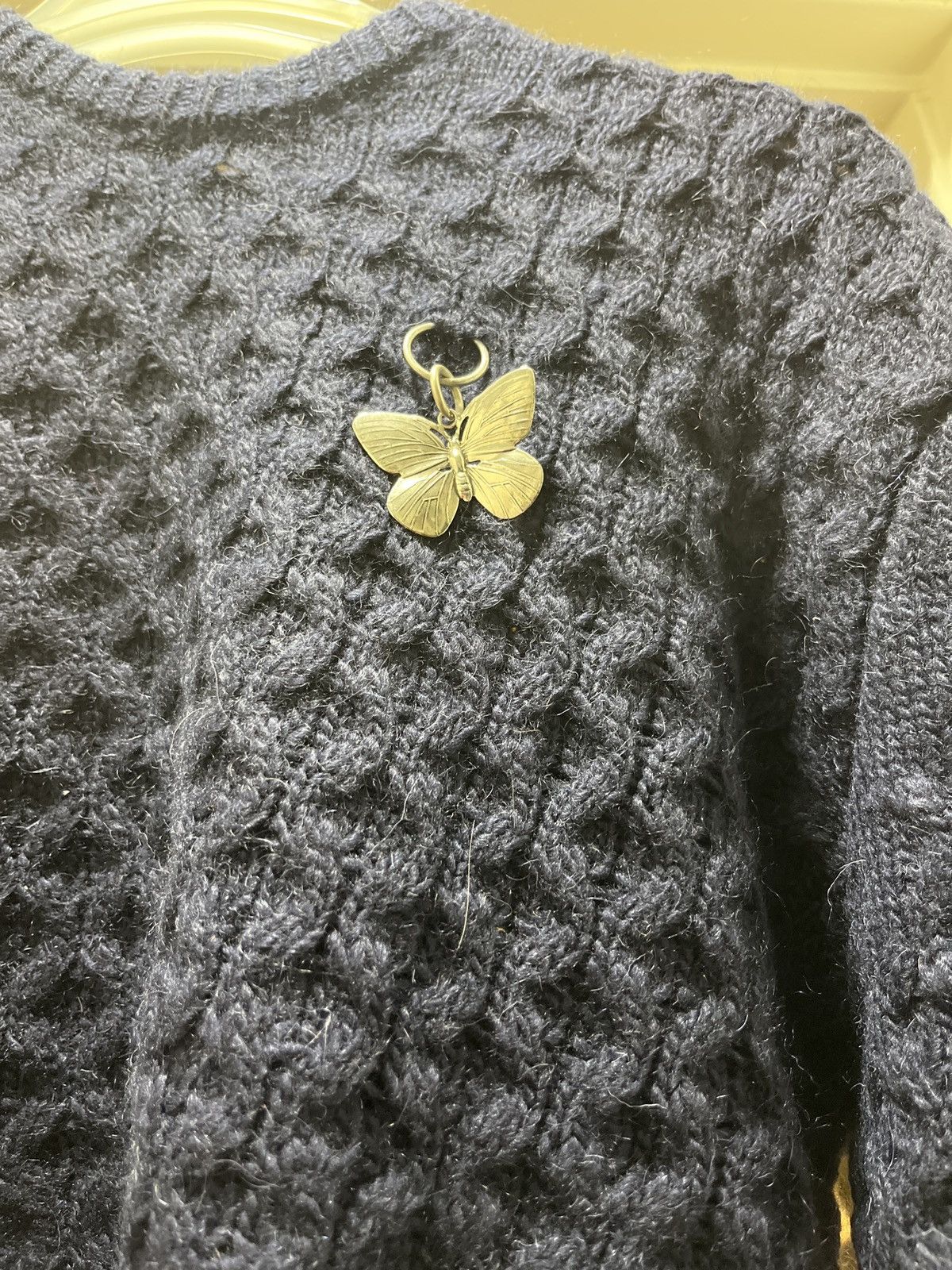 Raf Simons Fine Open Knitted Honey Stitch Jumper Size US XS / EU 42 / 0 - 5 Thumbnail