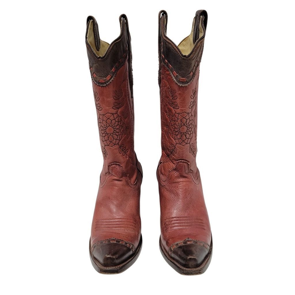 Corral Women Western Cowgirl Leather Boots 6.5M Style A2501