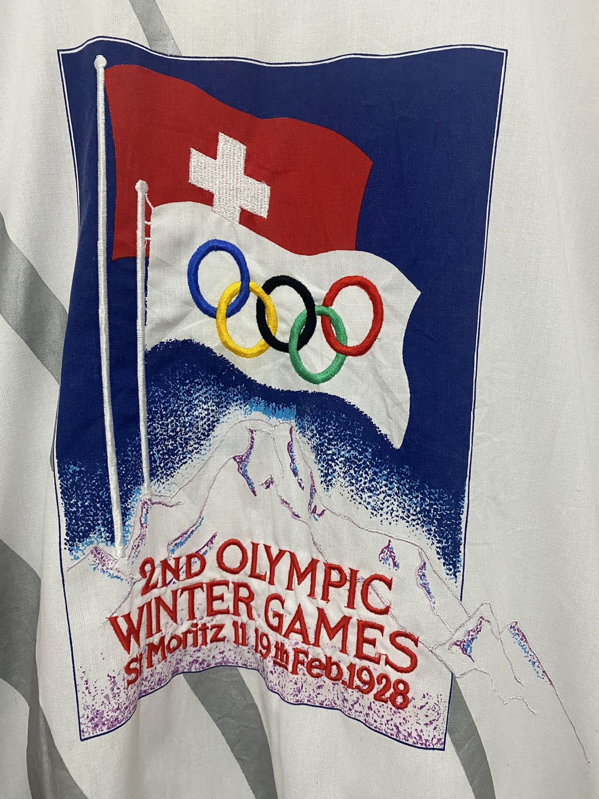 Adidas Vintage Adidas 2nd Olympic Winter Games 1928 St Moritz Size US S / EU 44-46 / 1 - 6 Thumbnail