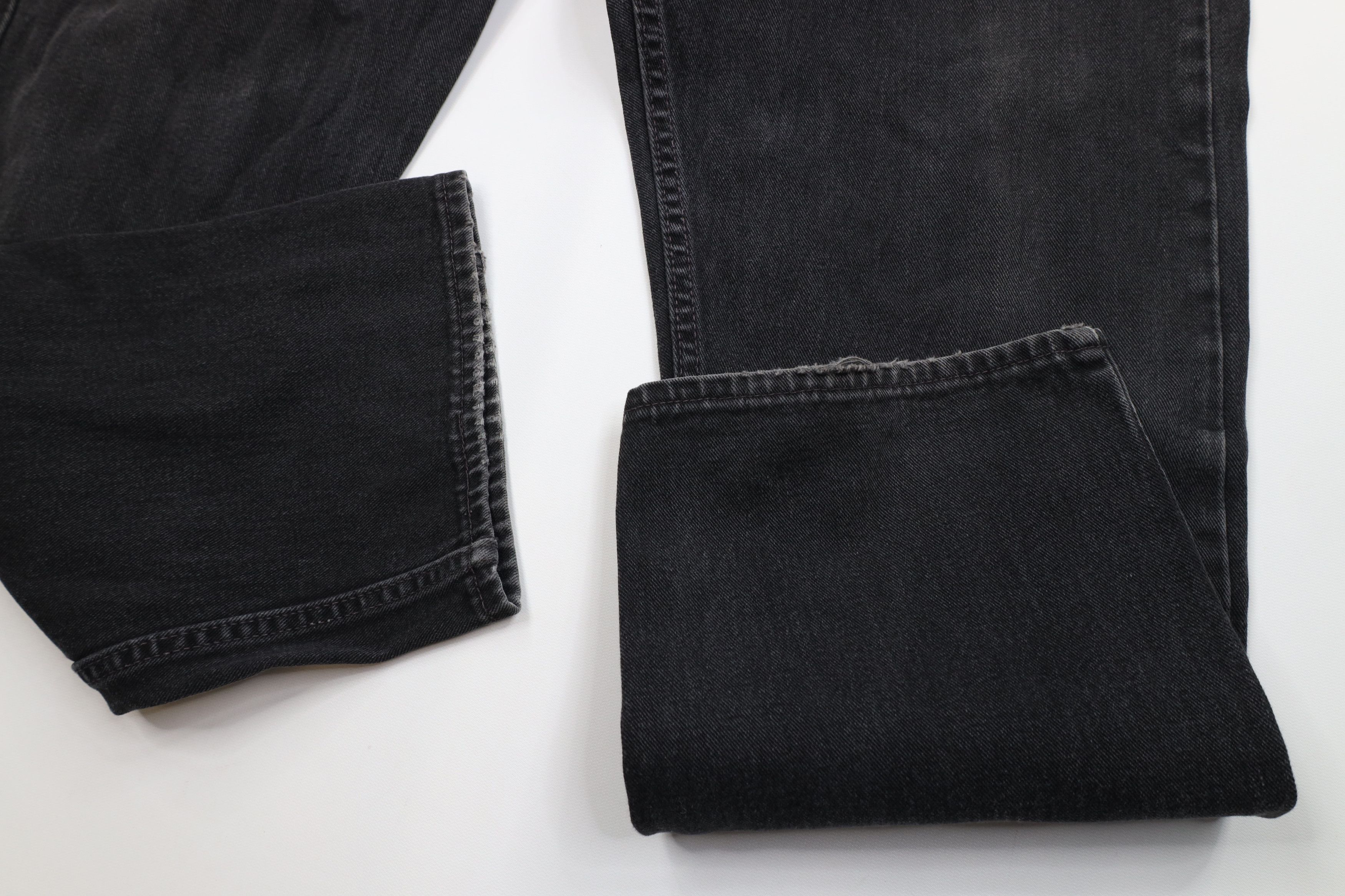 Levi's Vintage Y2K 2002 Levis 505 Straight Leg Jeans Black USA Size US 42 / EU 58 - 5 Thumbnail